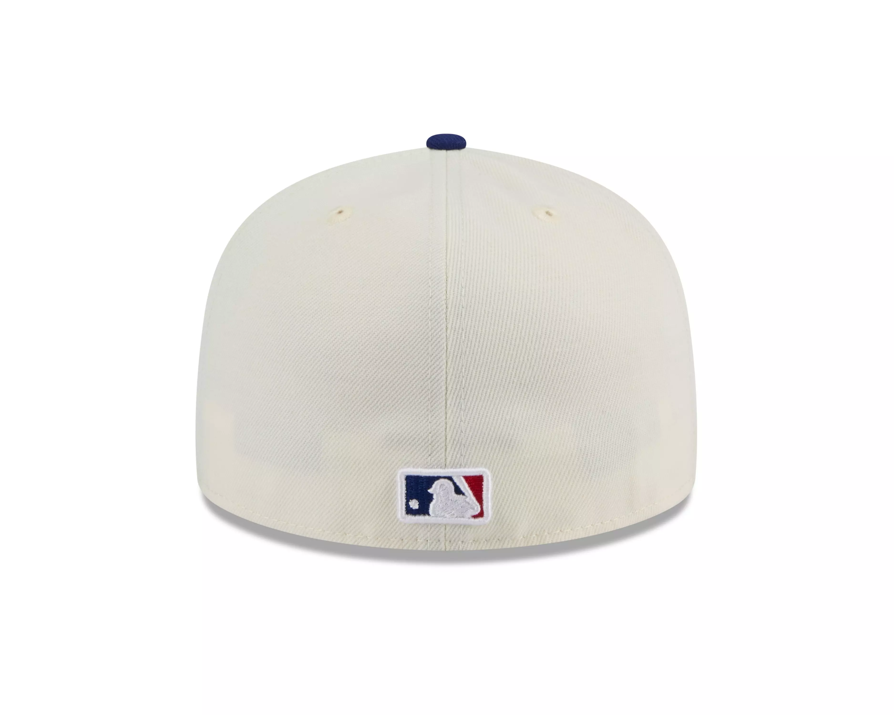 New Era Texas Rangers 59FIFTY Basic 2-Tone Fitted Hat-Cream/Royal - WHITE/BLUE