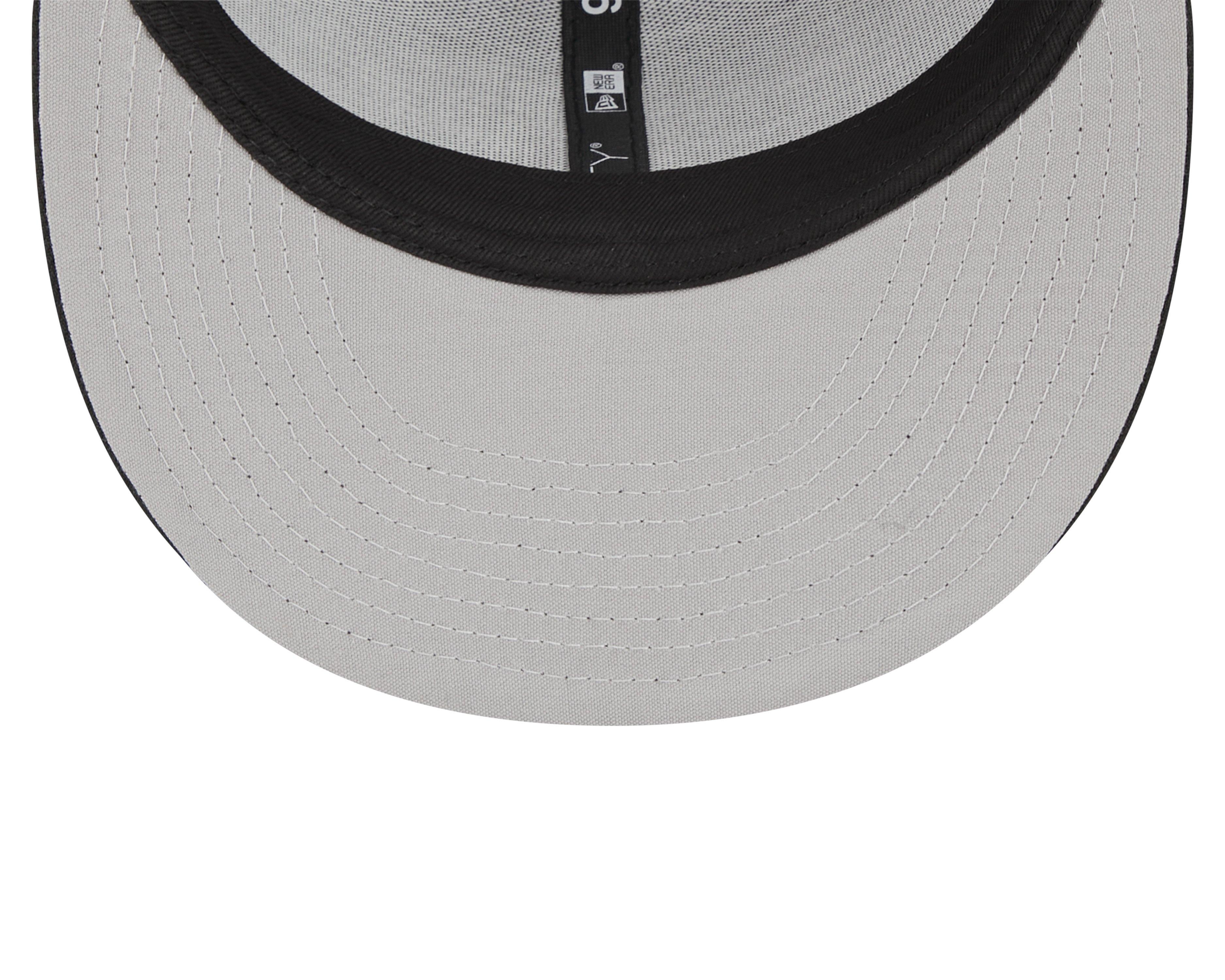 New Era Atlanta Braves 9FIFTY Trucker Snapback-Black/White - BLACK/WHITE Thumbnail View 4