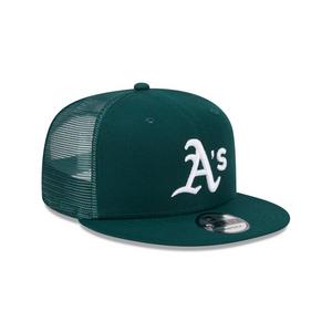 New Era Oakland Athletics 9FIFTY Trucker Snapback-Green/White