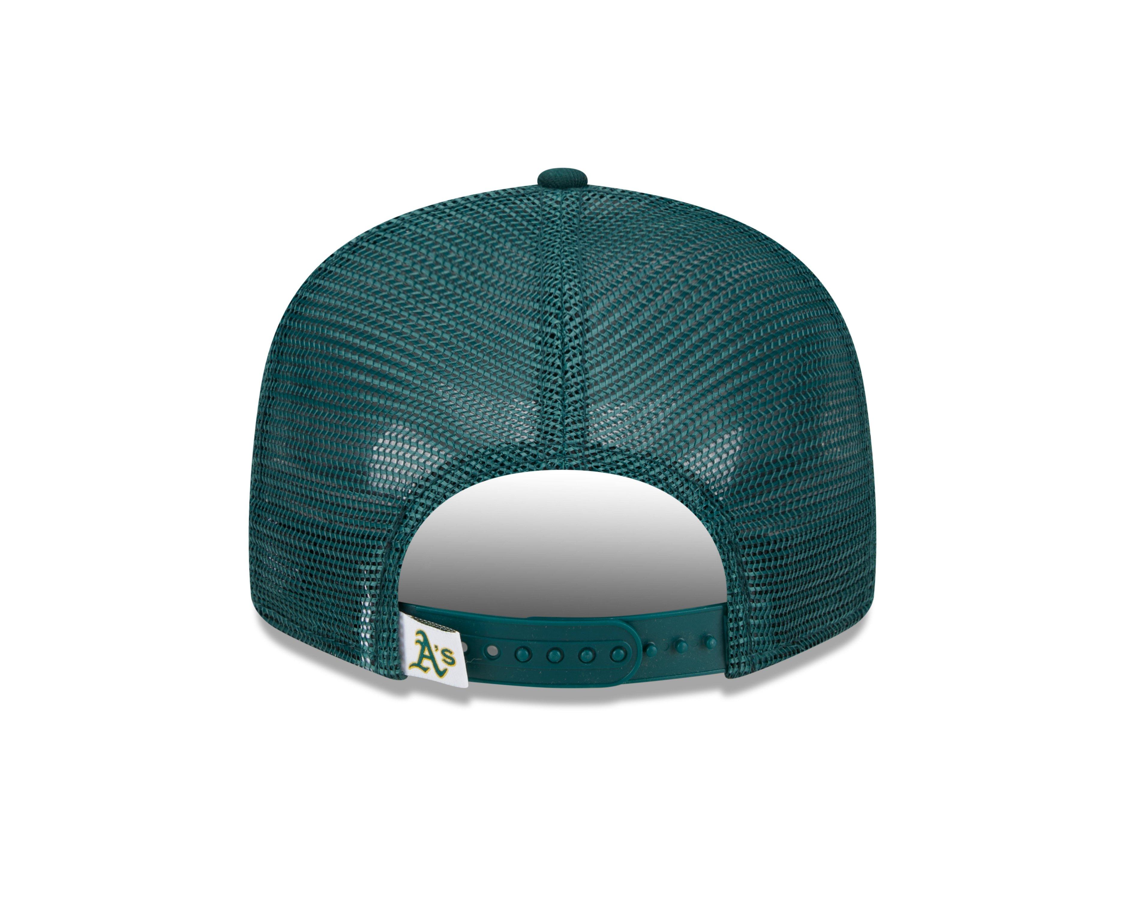 New Era Oakland Athletics 9FIFTY Trucker Snapback - Green/White - GREEN/WHITE Thumbnail View 3