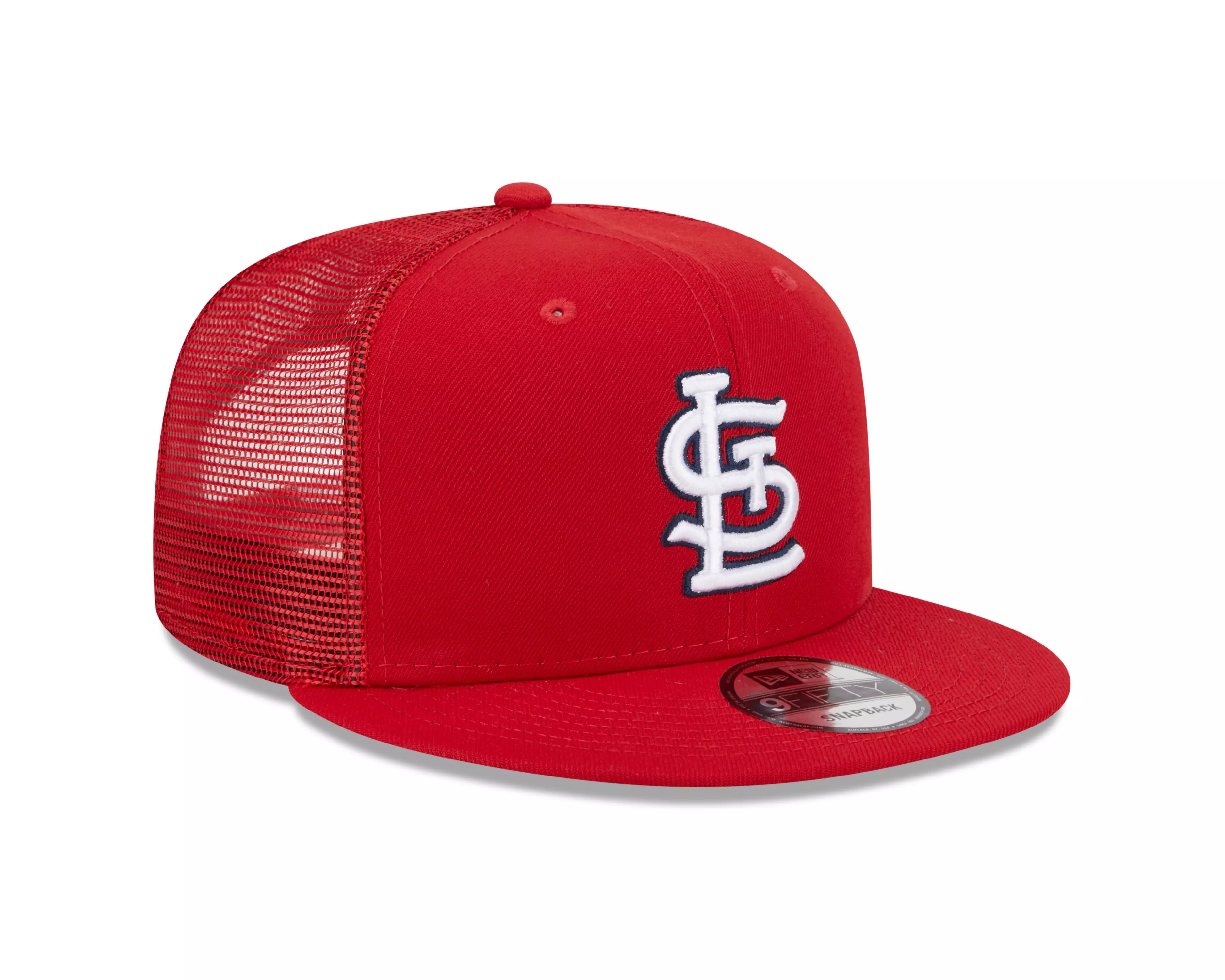 New Era St. Louis Cardinals 9FIFTY Trucker Snapback Hat-Red - RED/WHITE
