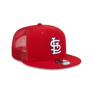 New Era St. Louis Cardinals 9FIFTY Trucker Snapback Hat-Red