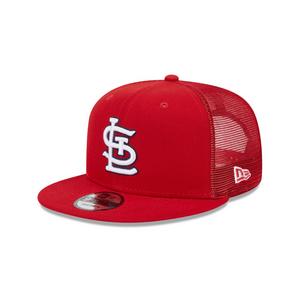 New Era St. Louis Cardinals 9FIFTY Trucker Snapback Hat-Red