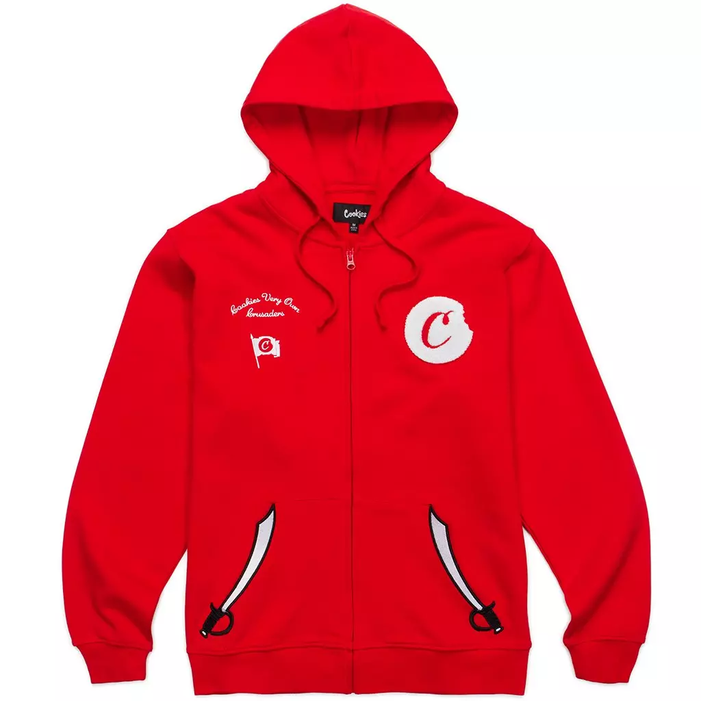 Cookies Men's Crusaders Fleece Hoodie - Red - RED