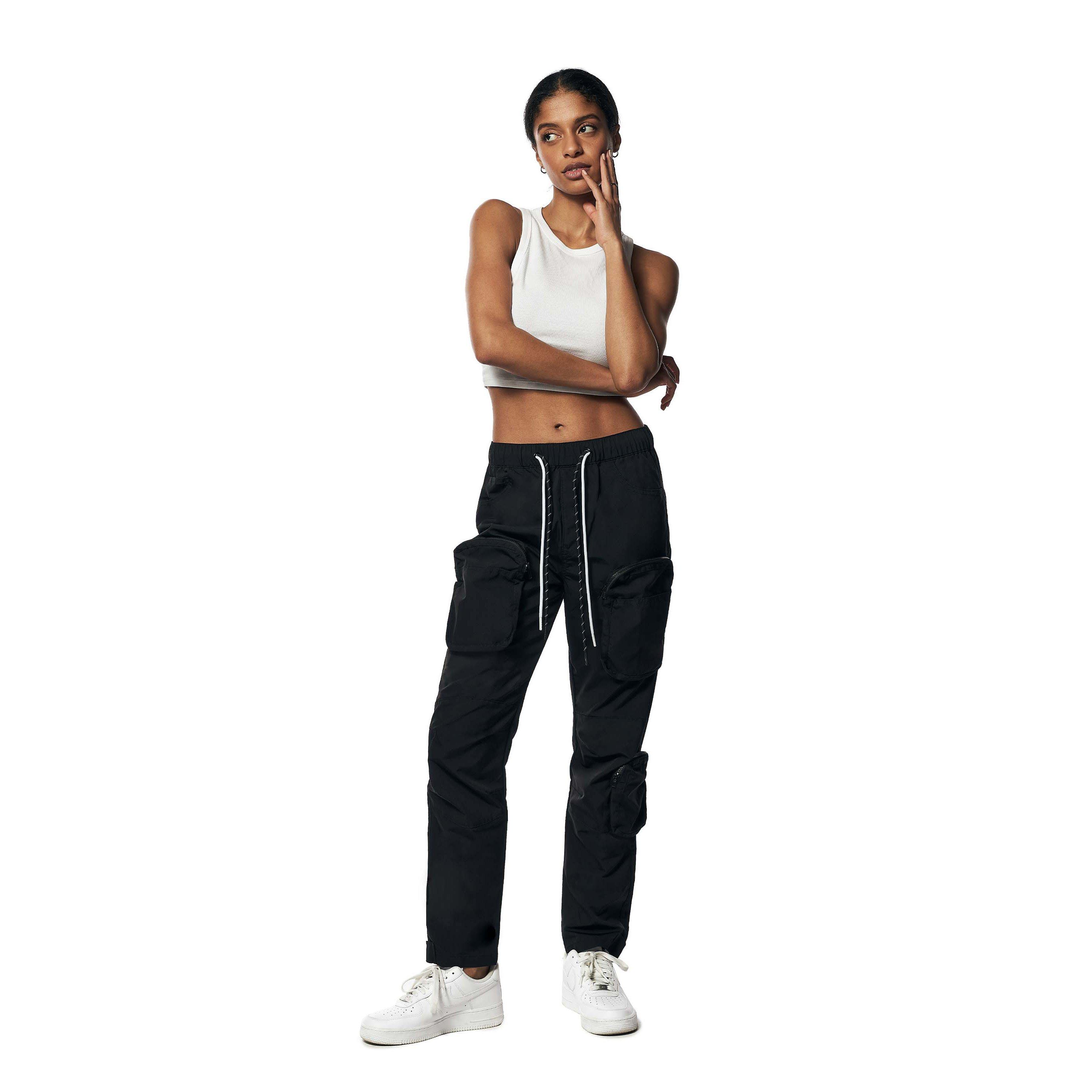 Grindhouse Nylon Cargo Women's Black Pants