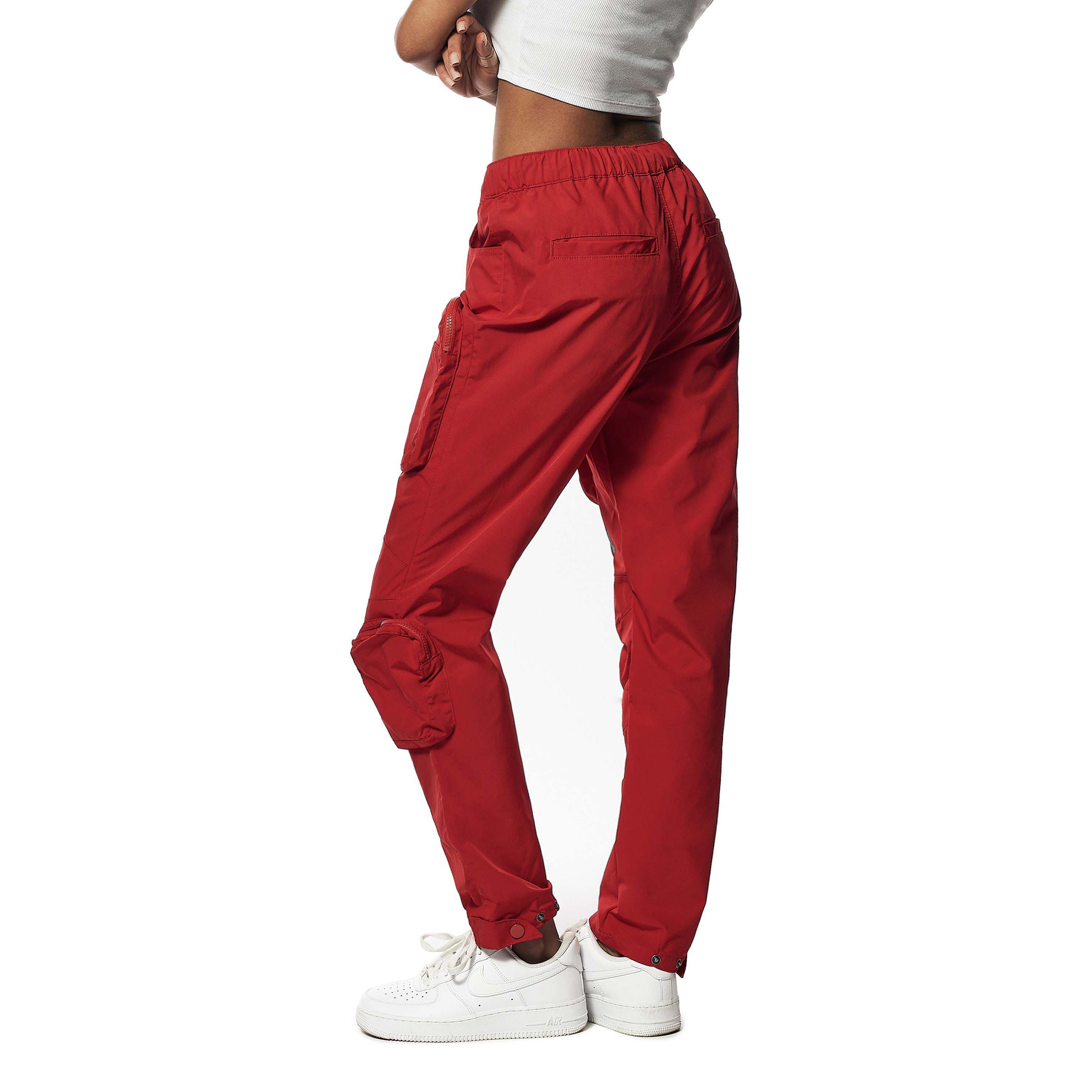 Grindhouse Nylon Cargo Women's Red Pants