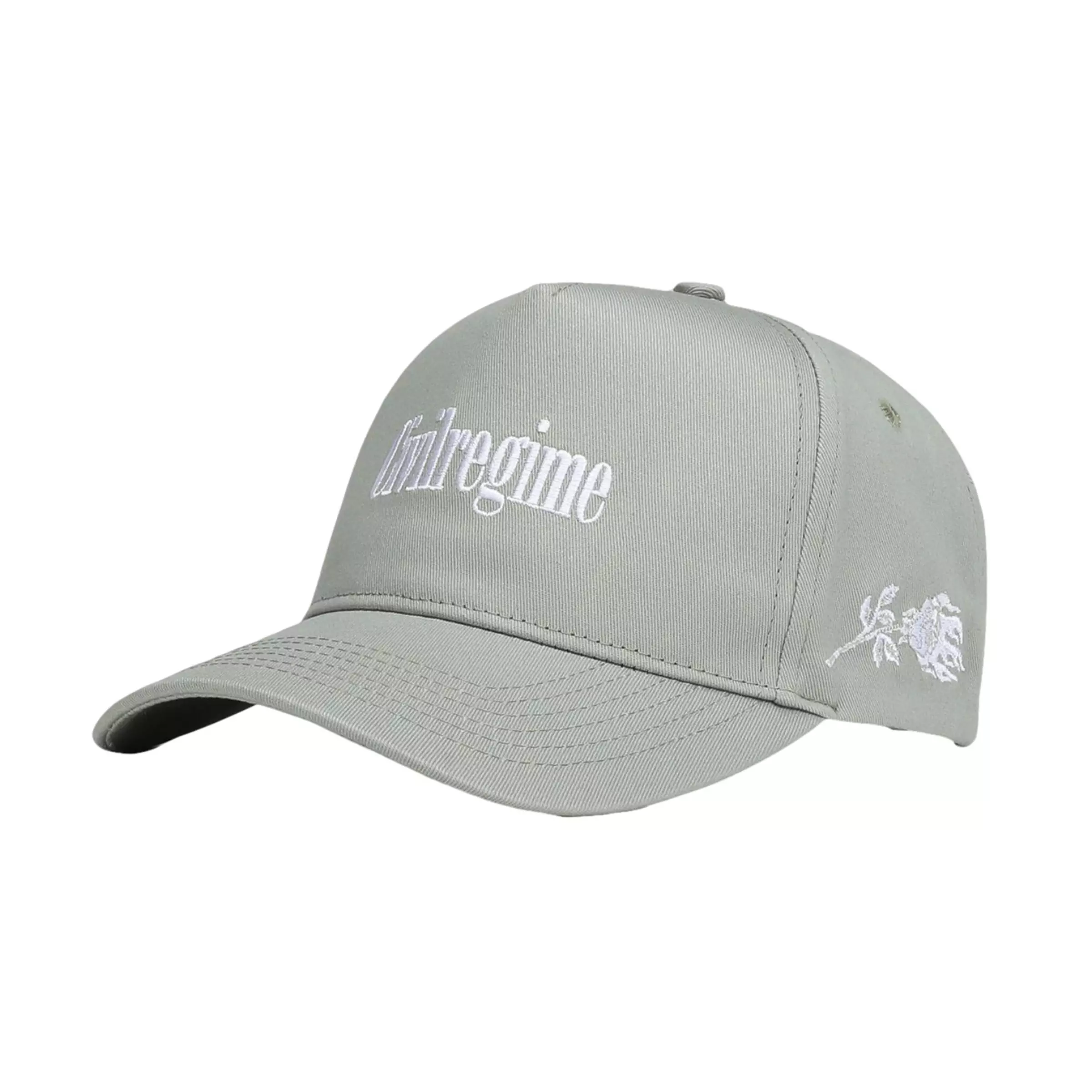 Civil Regime Rose Strapback Adjustable Hat - GREY