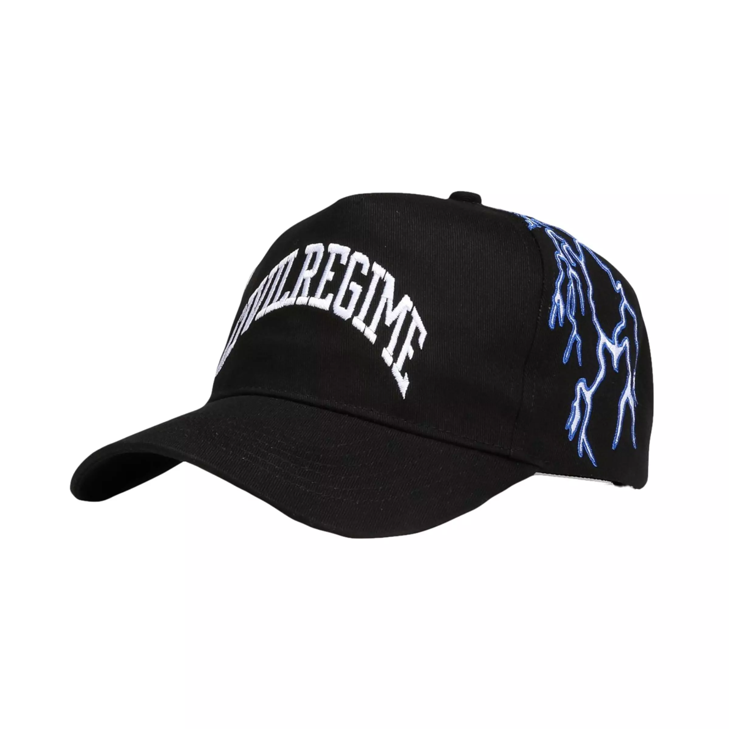 Civil Regime Electric Rush Strapback Adjustable Hat - BLACK