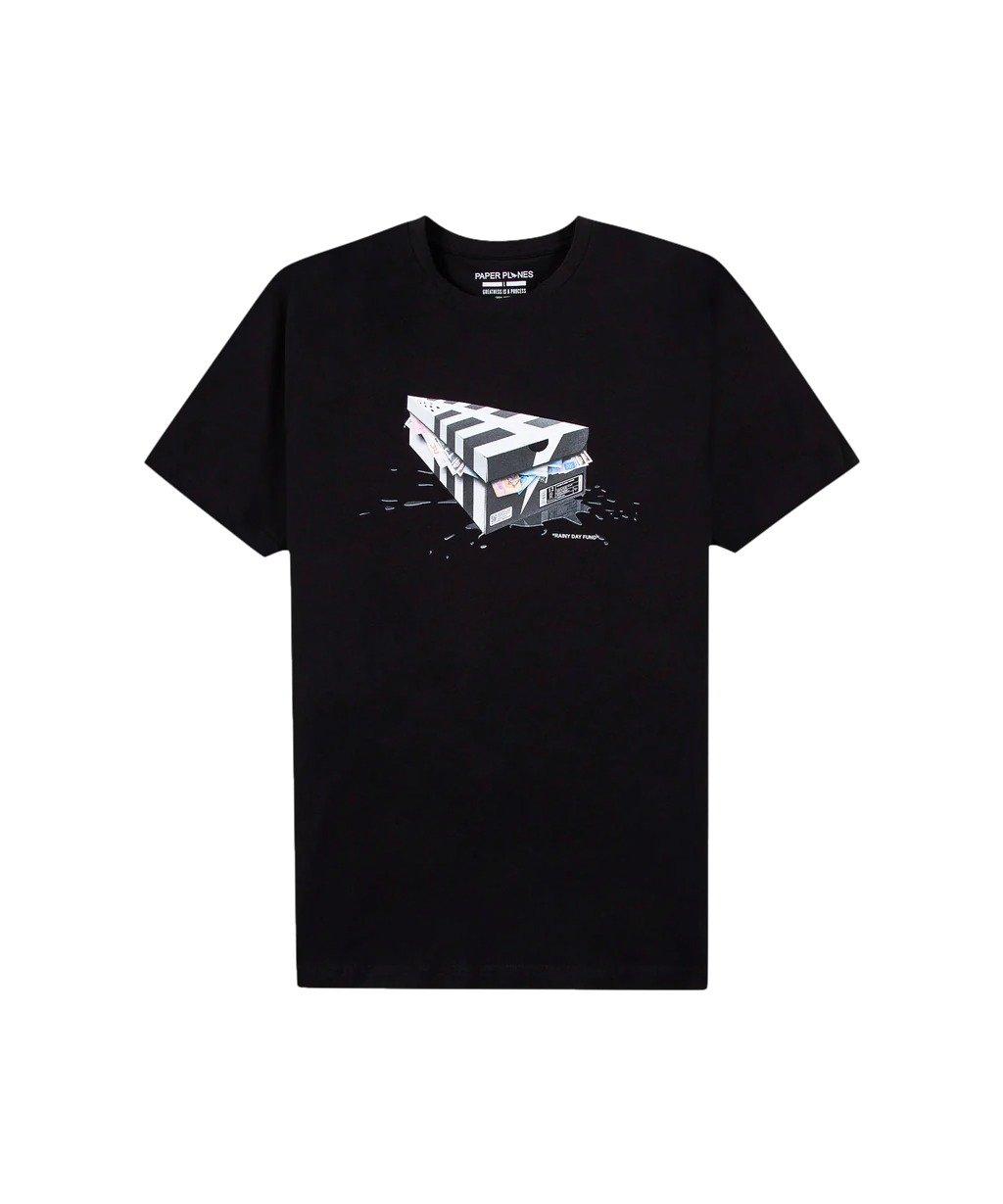 Paper Planes Men's Box Stash Tee - BLACK