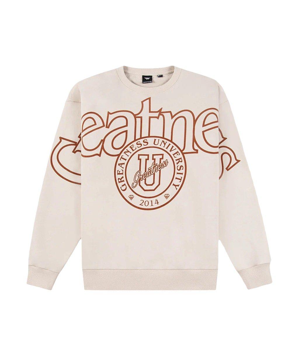 Paper Planes Men's Great Seal Crewneck Sweatshirt - CREAM