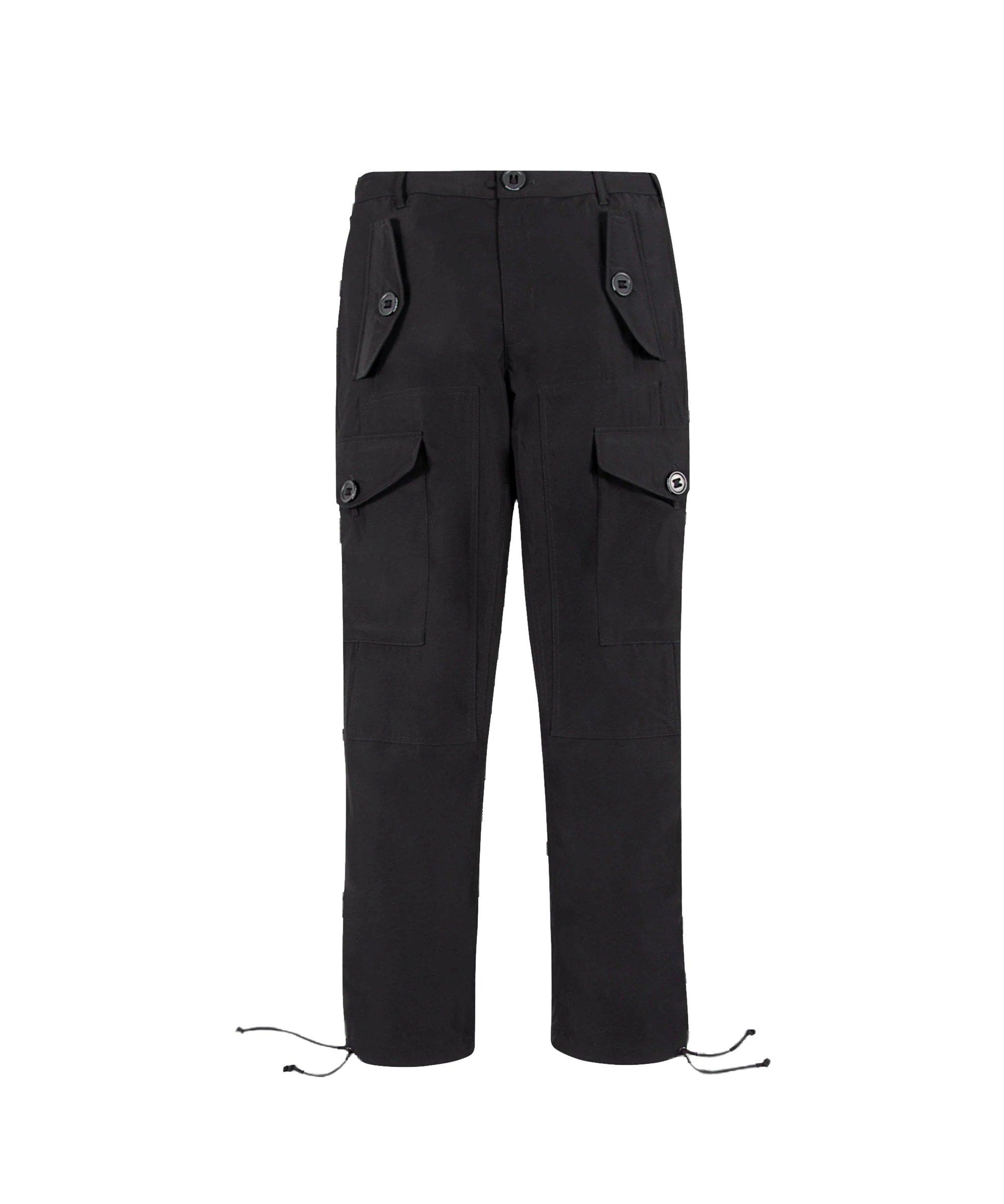 Paper Planes Men's Cotton Touch Explorer's Cargo Pants - BLACK