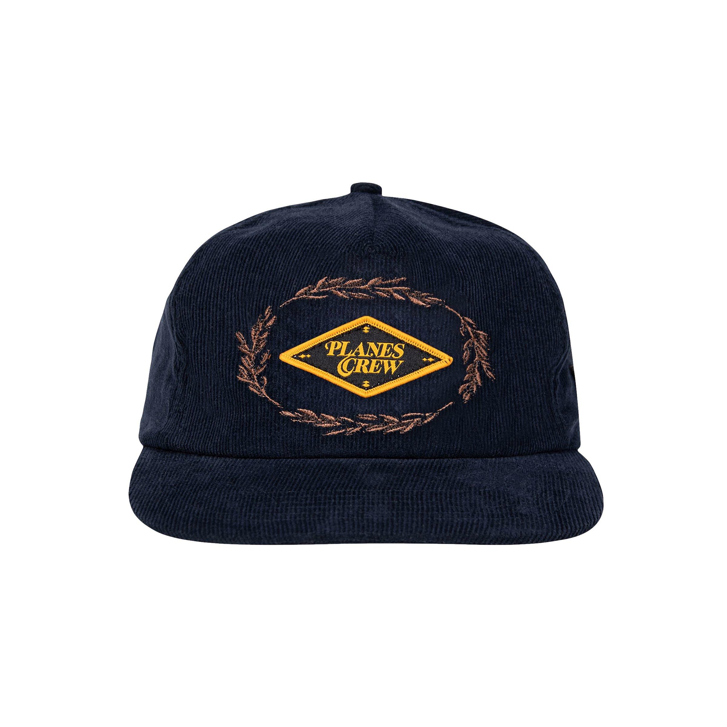 Paper Planes Corduroy Crew Snapback Hat-Navy - NAVY