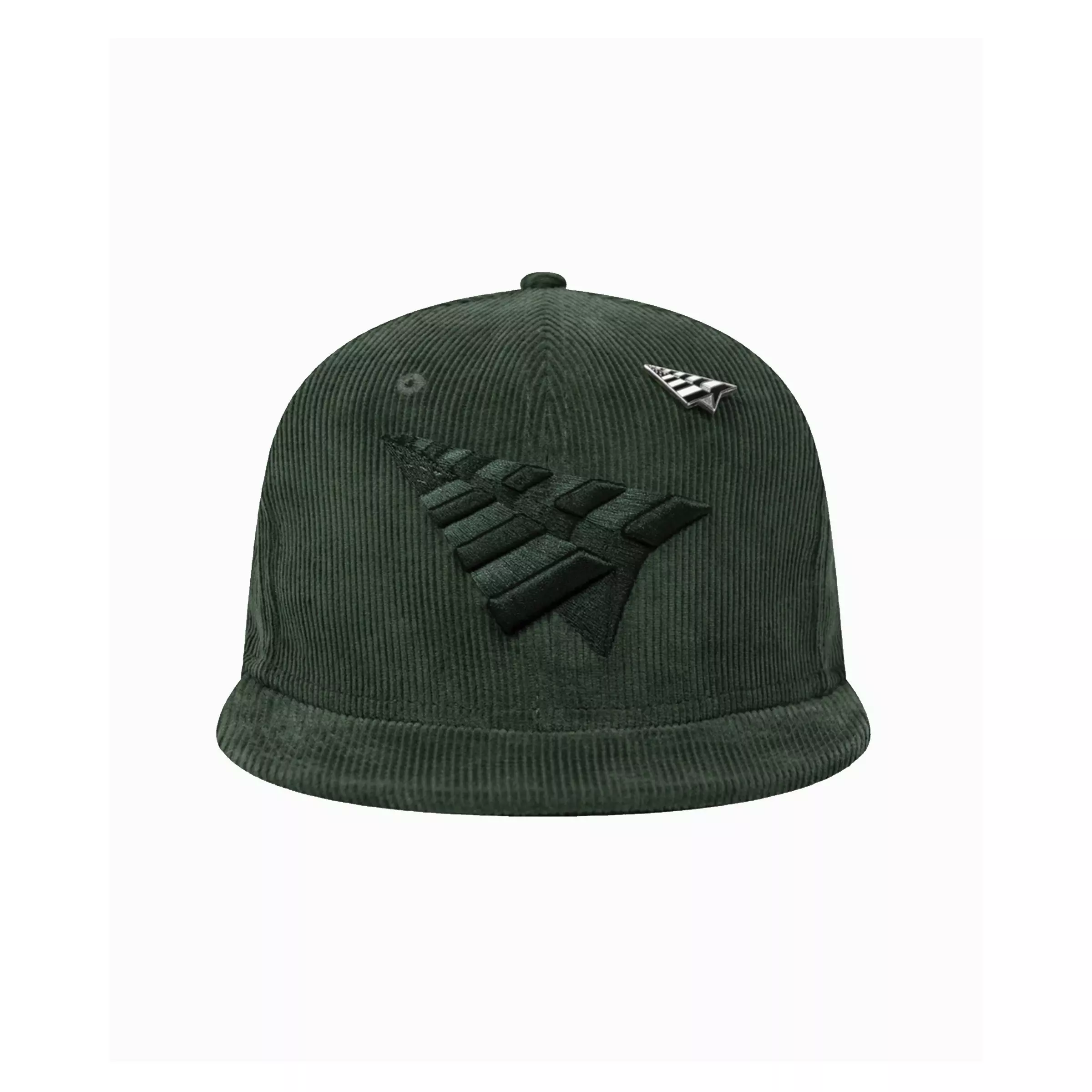 Paper Planes The Original Crown Corduroy Snapback Hat-Green - GREEN