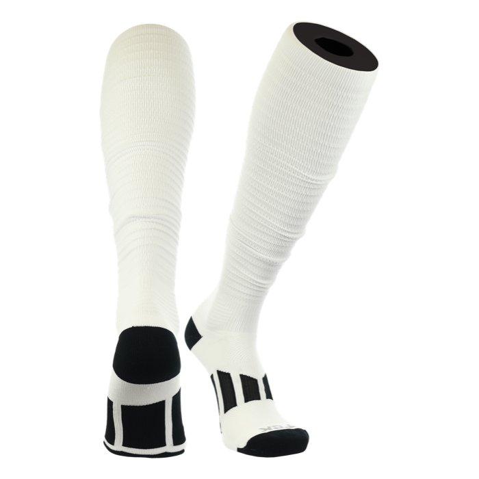 TCK Scrunch Adult Football Socks - White/Black