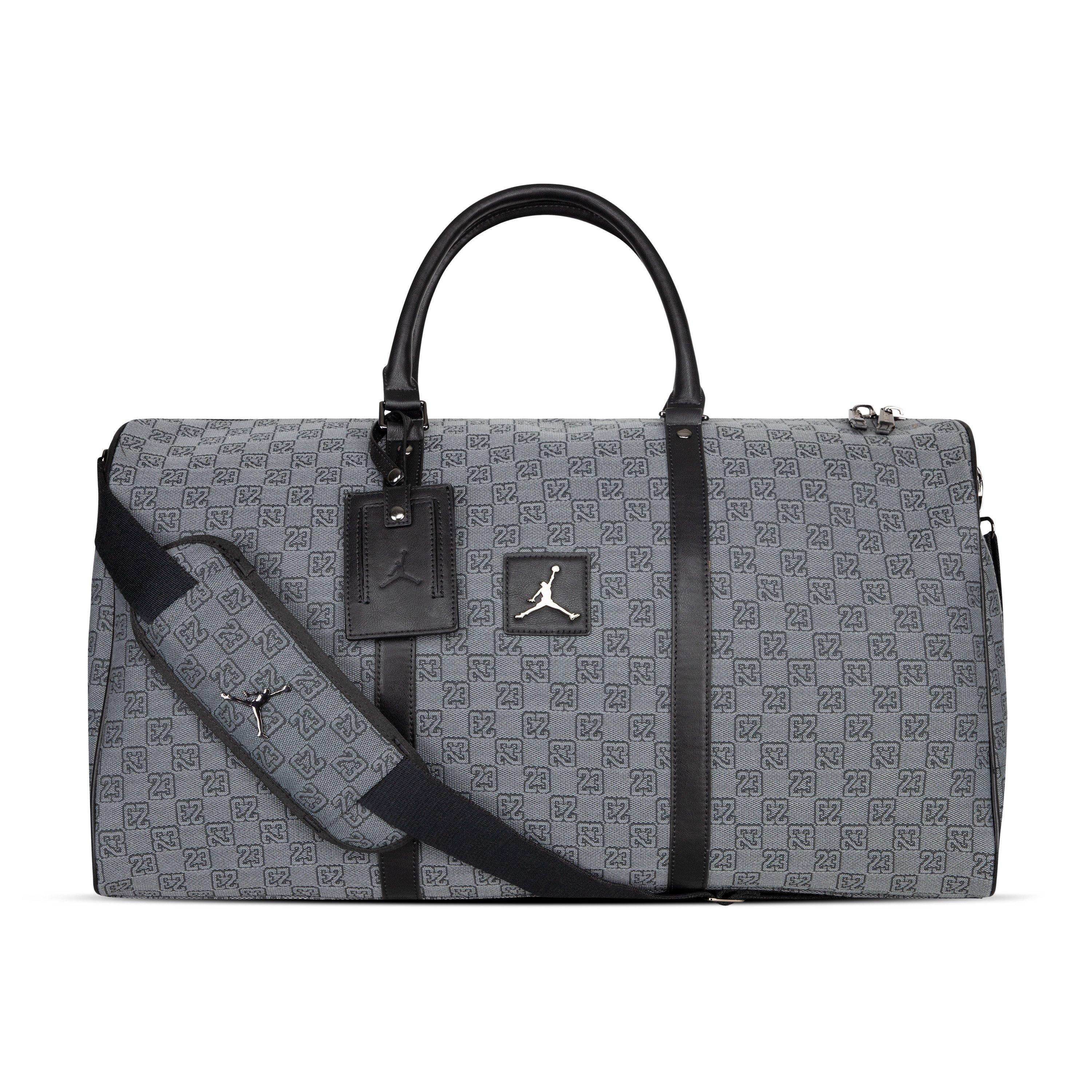 Jordan Monogram Duffle Bag Medium - Black/Grey - BLACK Thumbnail View 1
