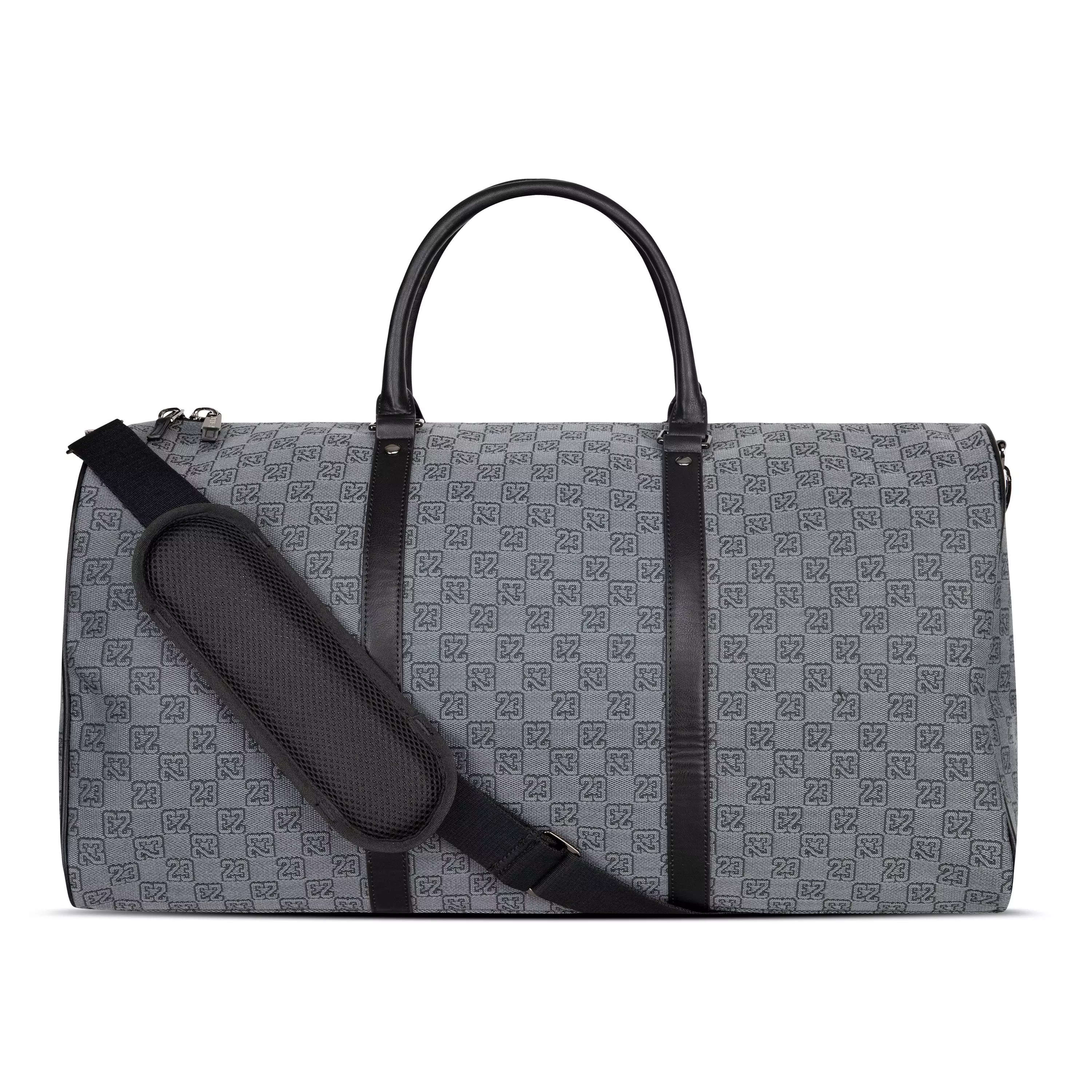 Jordan Monogram Duffle Bag Medium - Black/Grey - BLACK