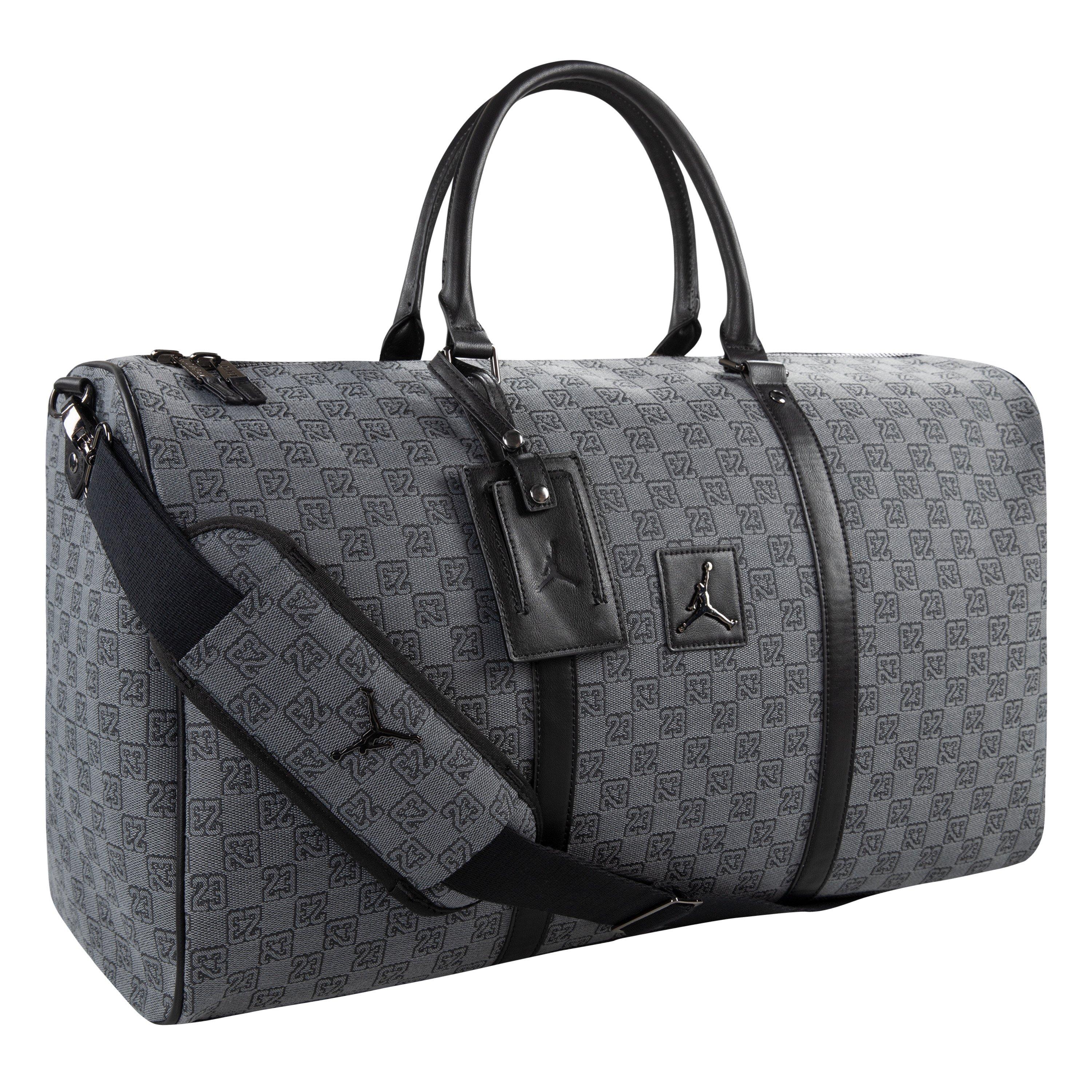 Jordan Monogram Duffle Bag Medium - Black/Grey - BLACK Thumbnail View 3