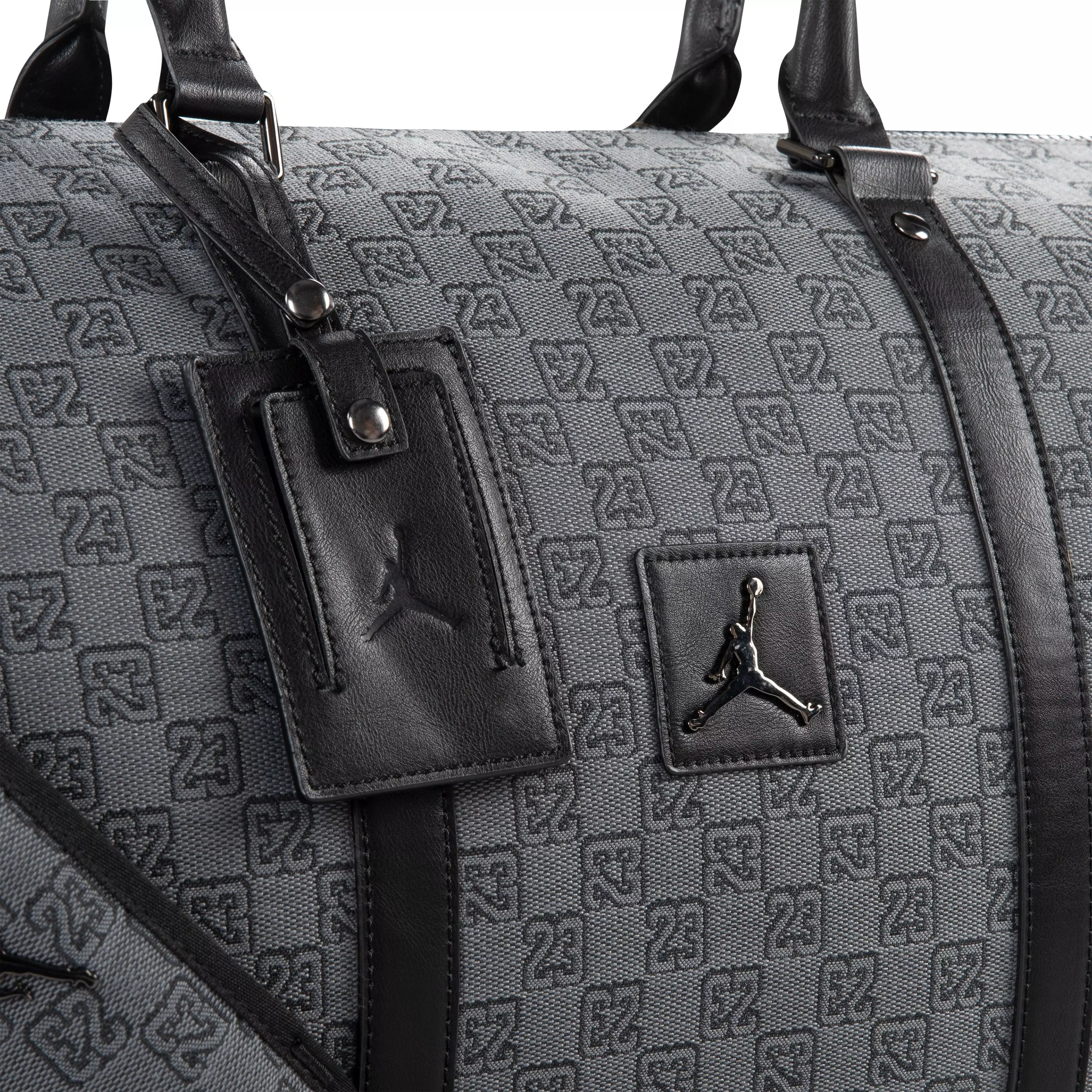 Jordan Monogram Duffle Bag Medium - Black/Grey - BLACK