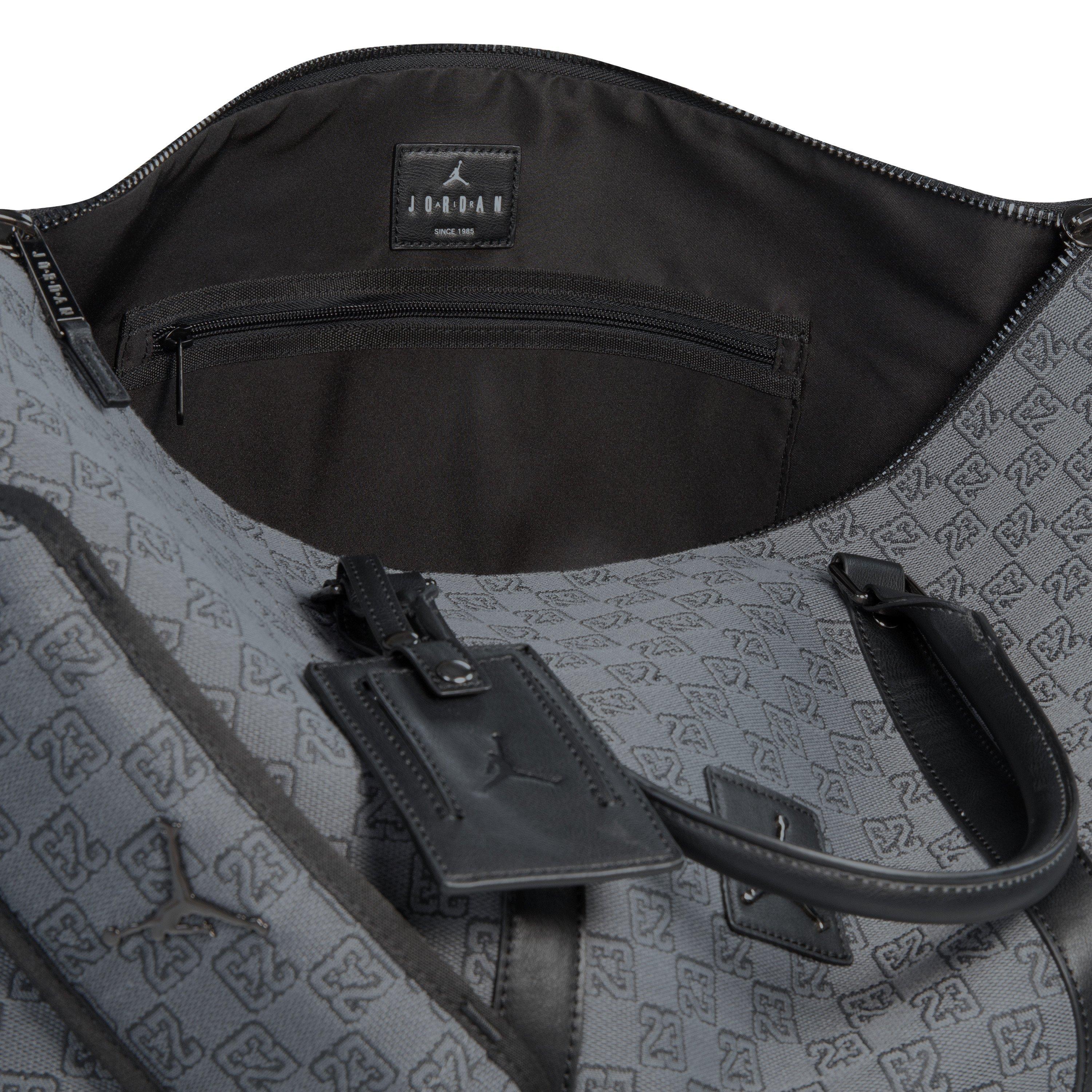 Jordan Monogram Duffle Bag Medium - Black/Grey - BLACK Thumbnail View 5
