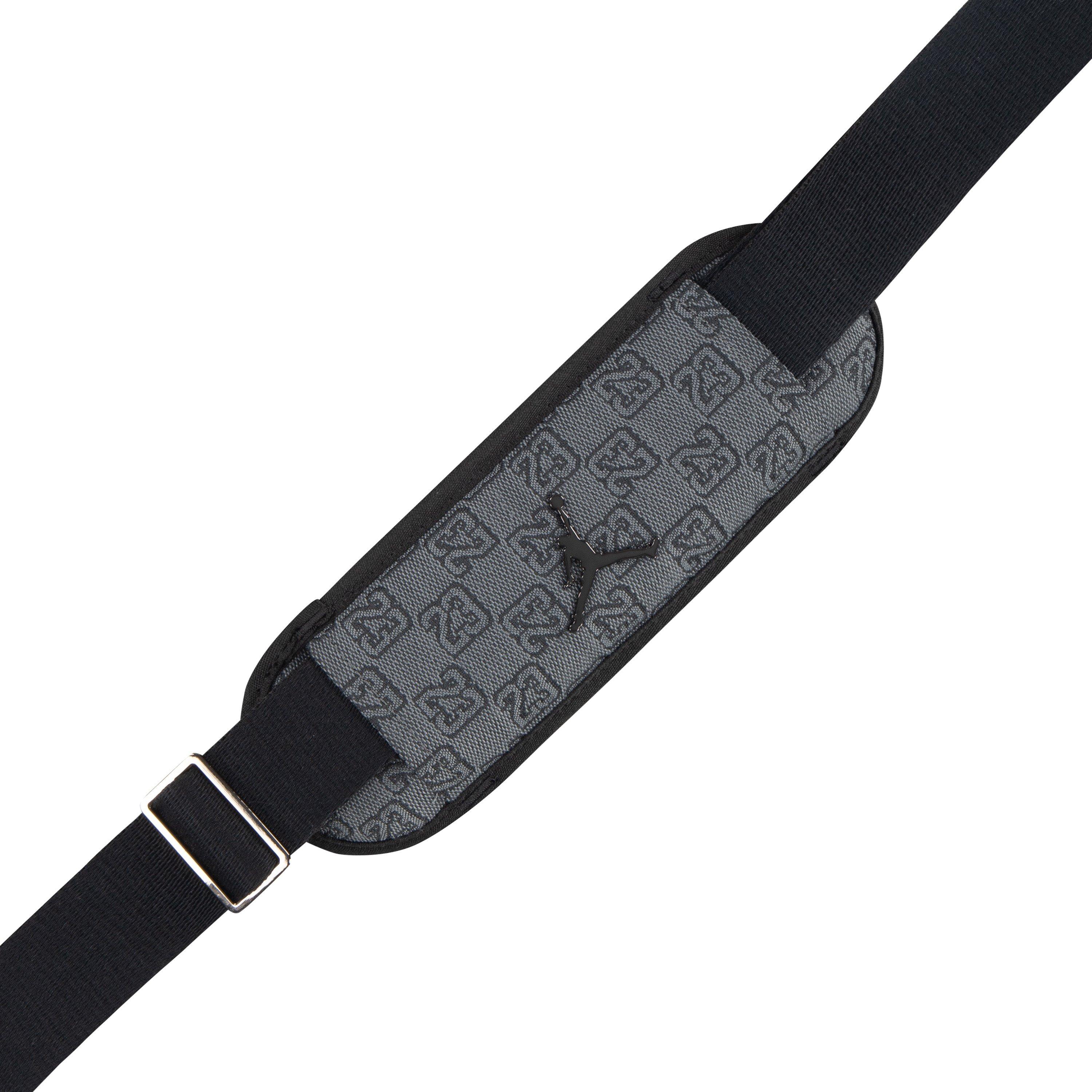 Jordan Monogram Duffle Bag Medium - Black/Grey - BLACK Thumbnail View 6