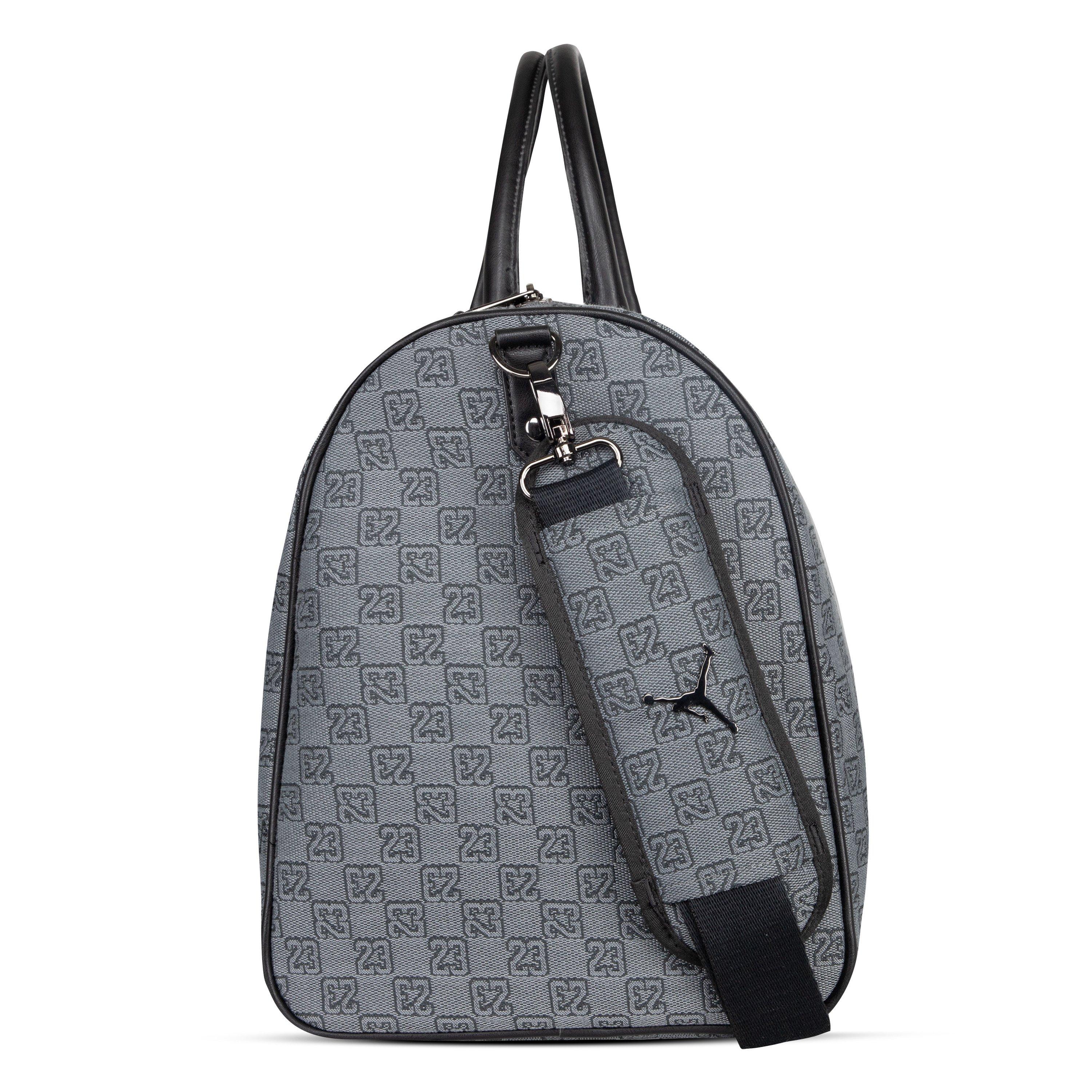 Jordan Monogram Duffle Bag Medium - Black/Grey - BLACK Thumbnail View 7