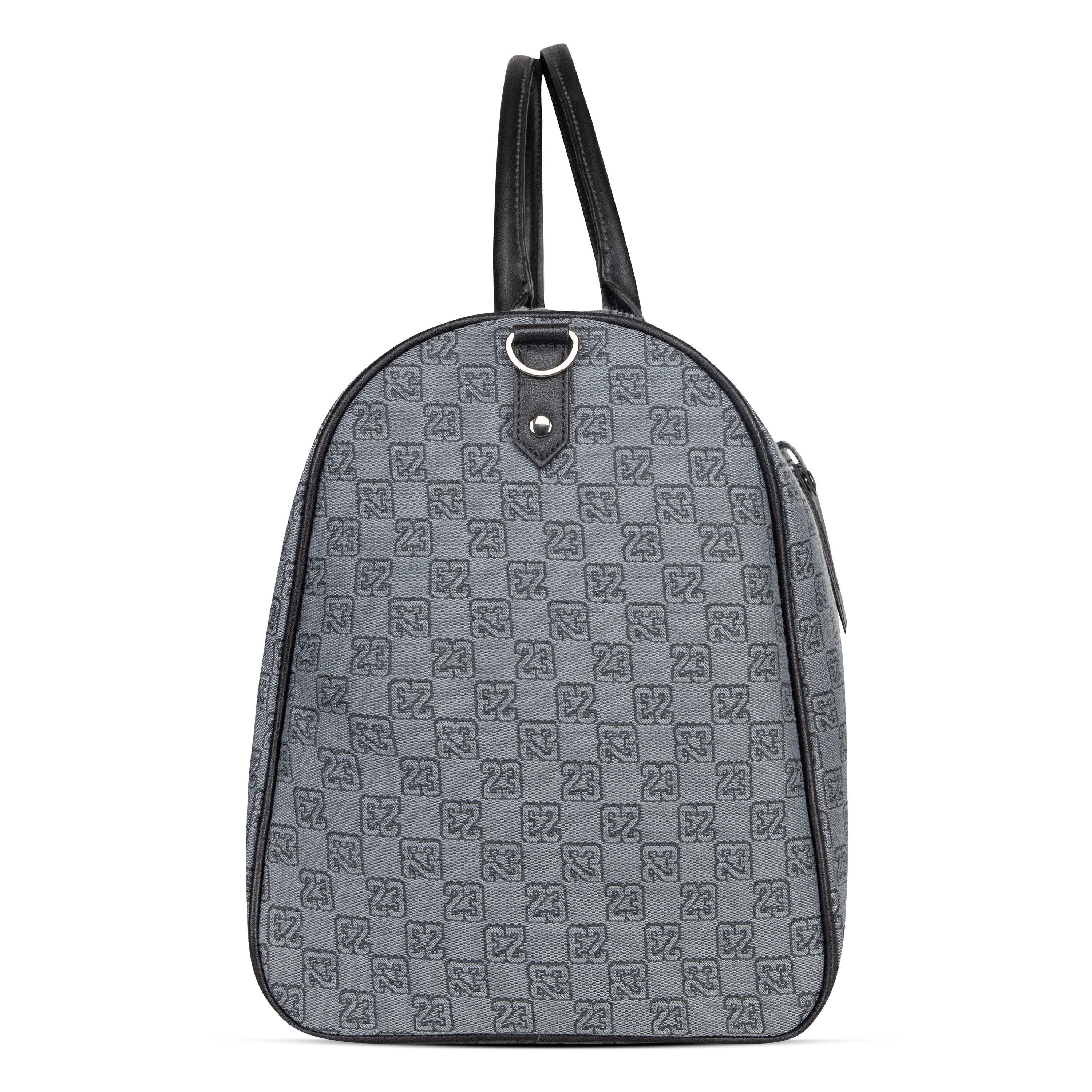 Jordan Monogram Duffle Bag Medium - Black/Grey - BLACK Thumbnail View 8