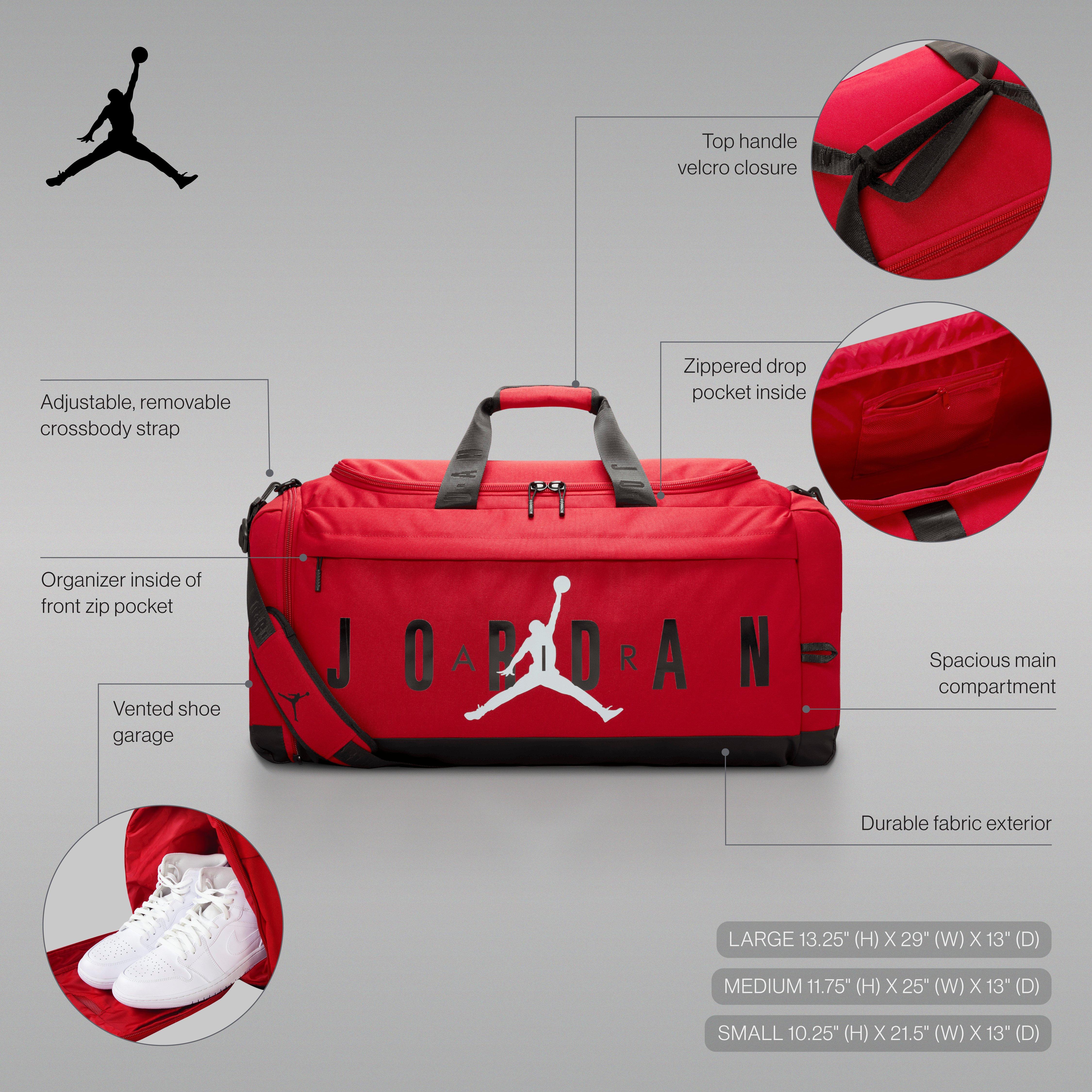 Jordan Velocity Duffle Bag-Red