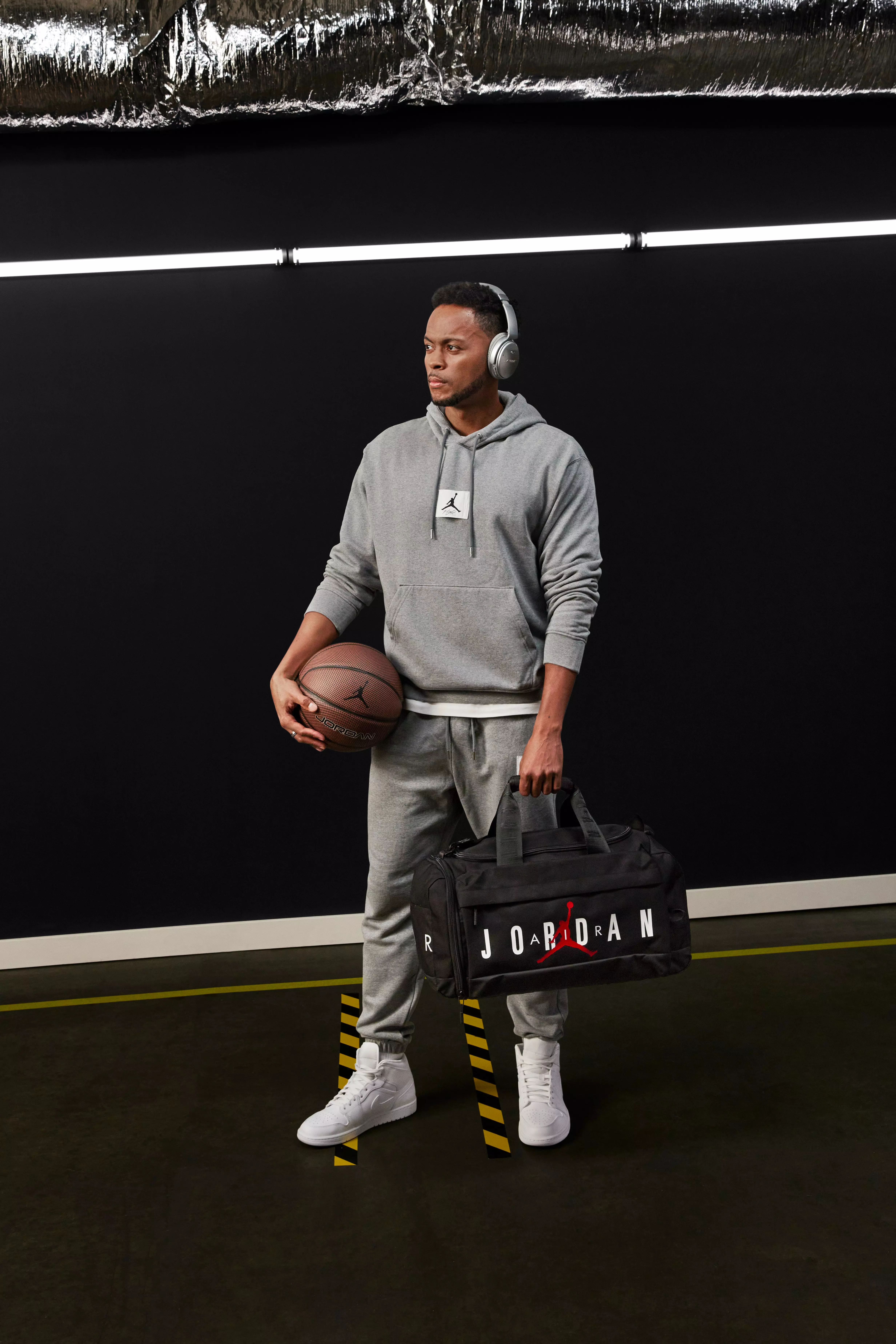 Jordan Velocity Duffle Bag Small - Black/White - BLACK