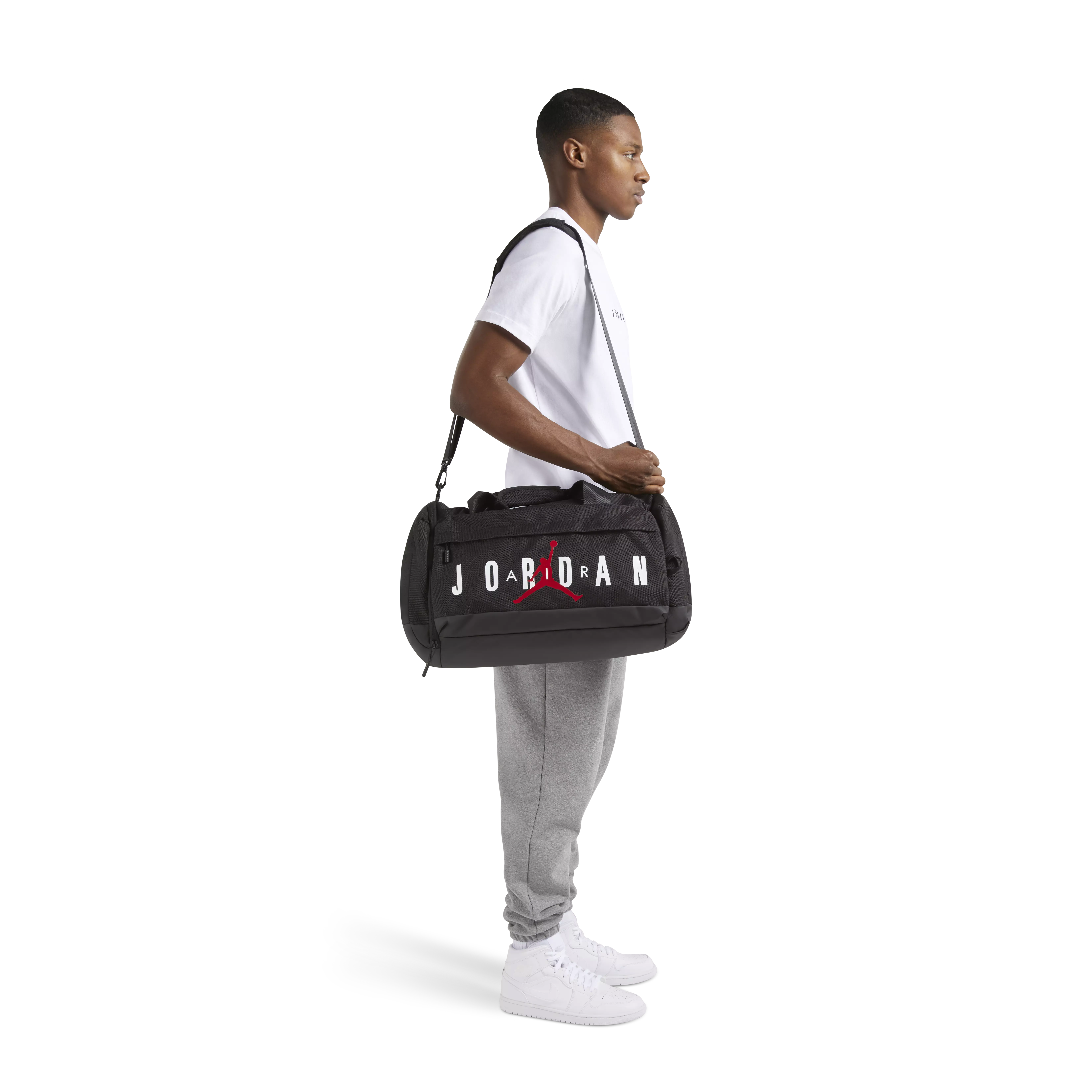 Jordan Velocity Duffle Bag Small - Black/White - BLACK