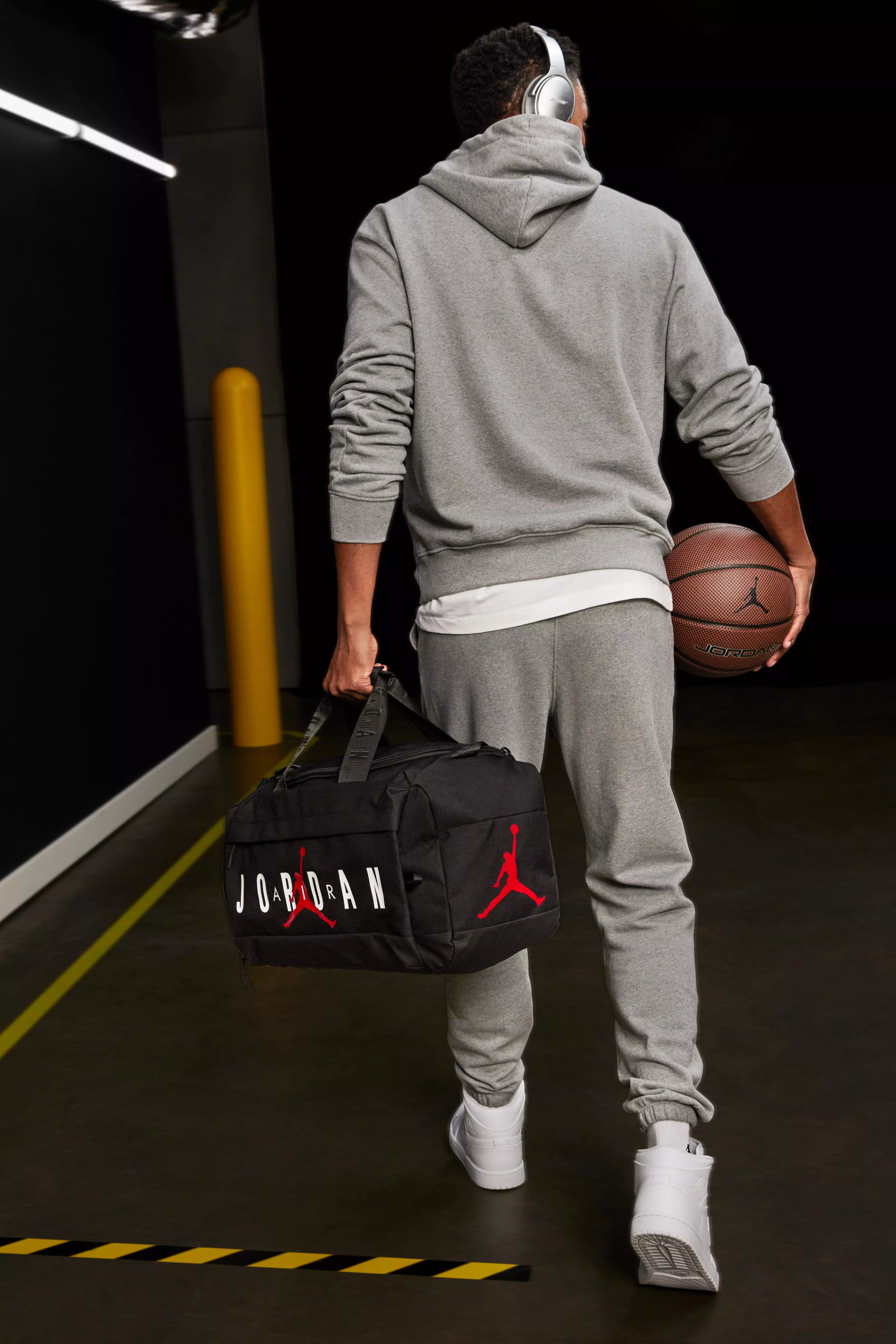 Jordan Velocity Duffle Bag Small - Black/White - BLACK