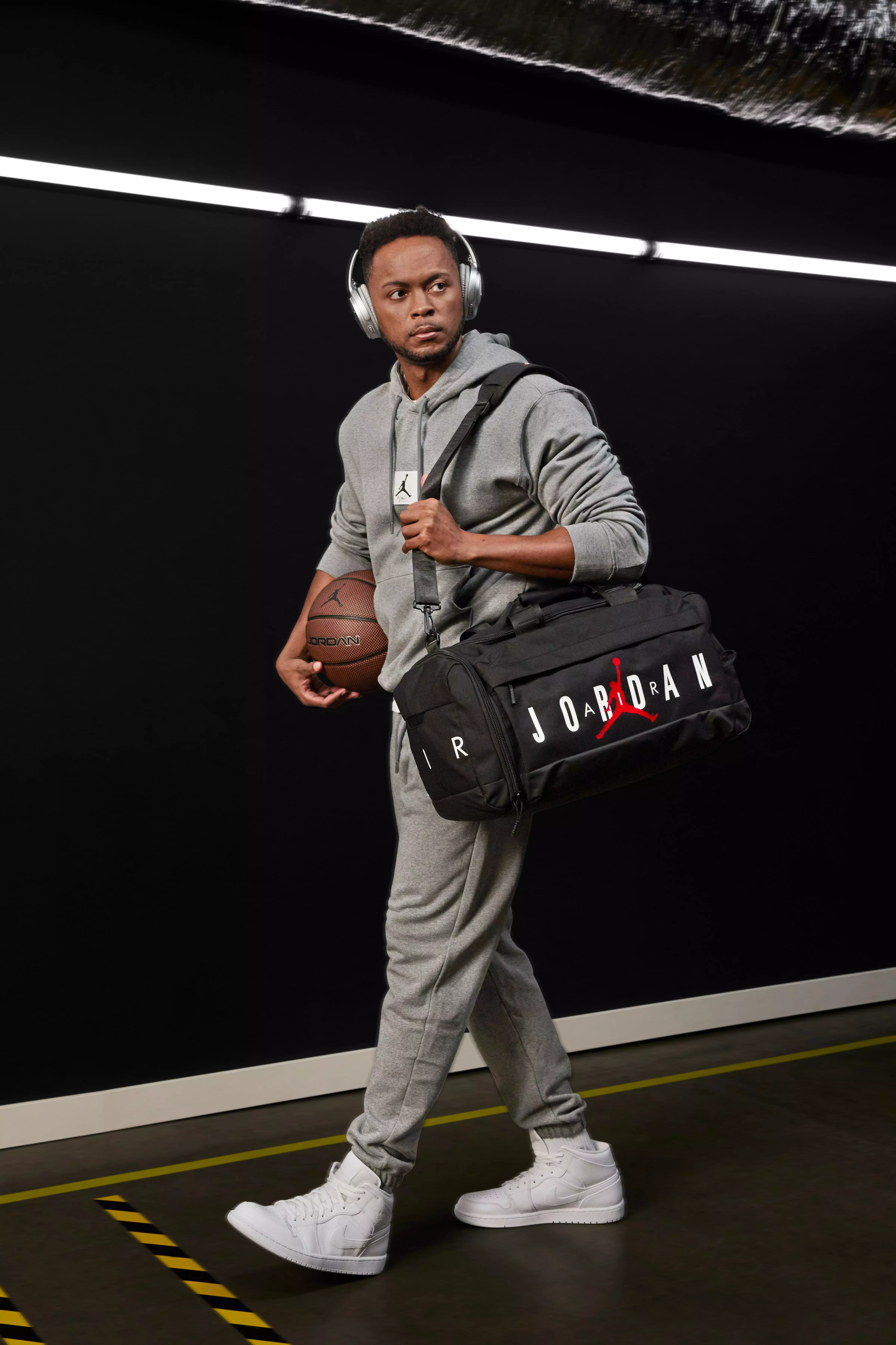 Jordan Velocity Duffle Bag Small - Black/White - BLACK