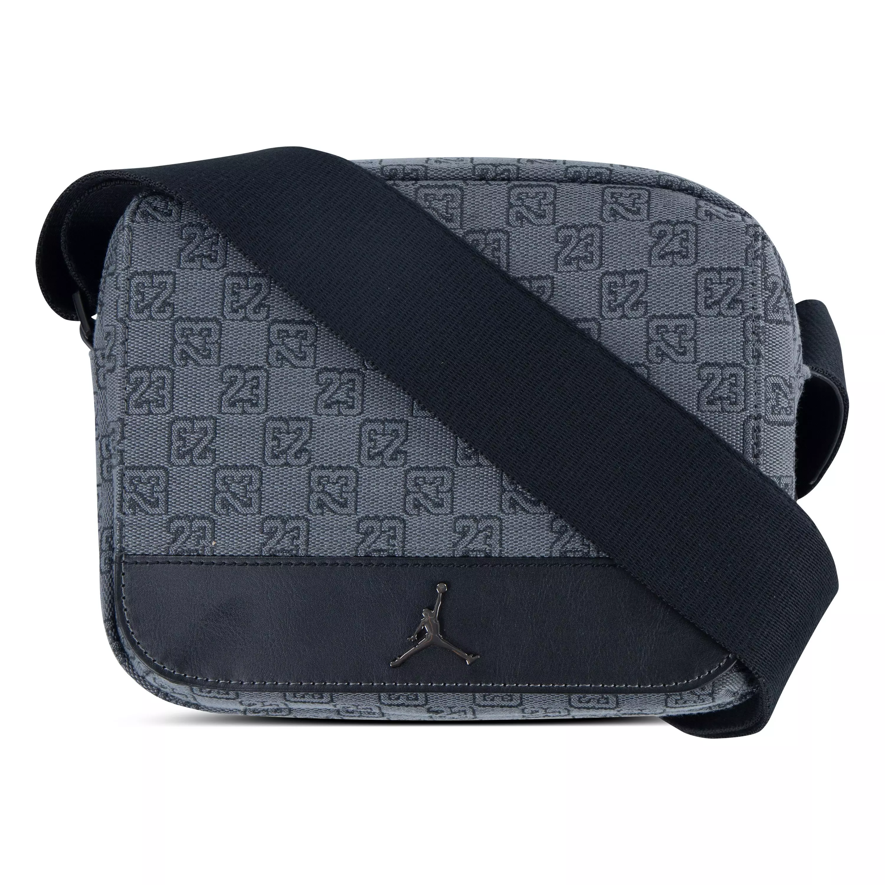 Jordan Monogram Mini Messenger Bag - Black/Grey - BLACK