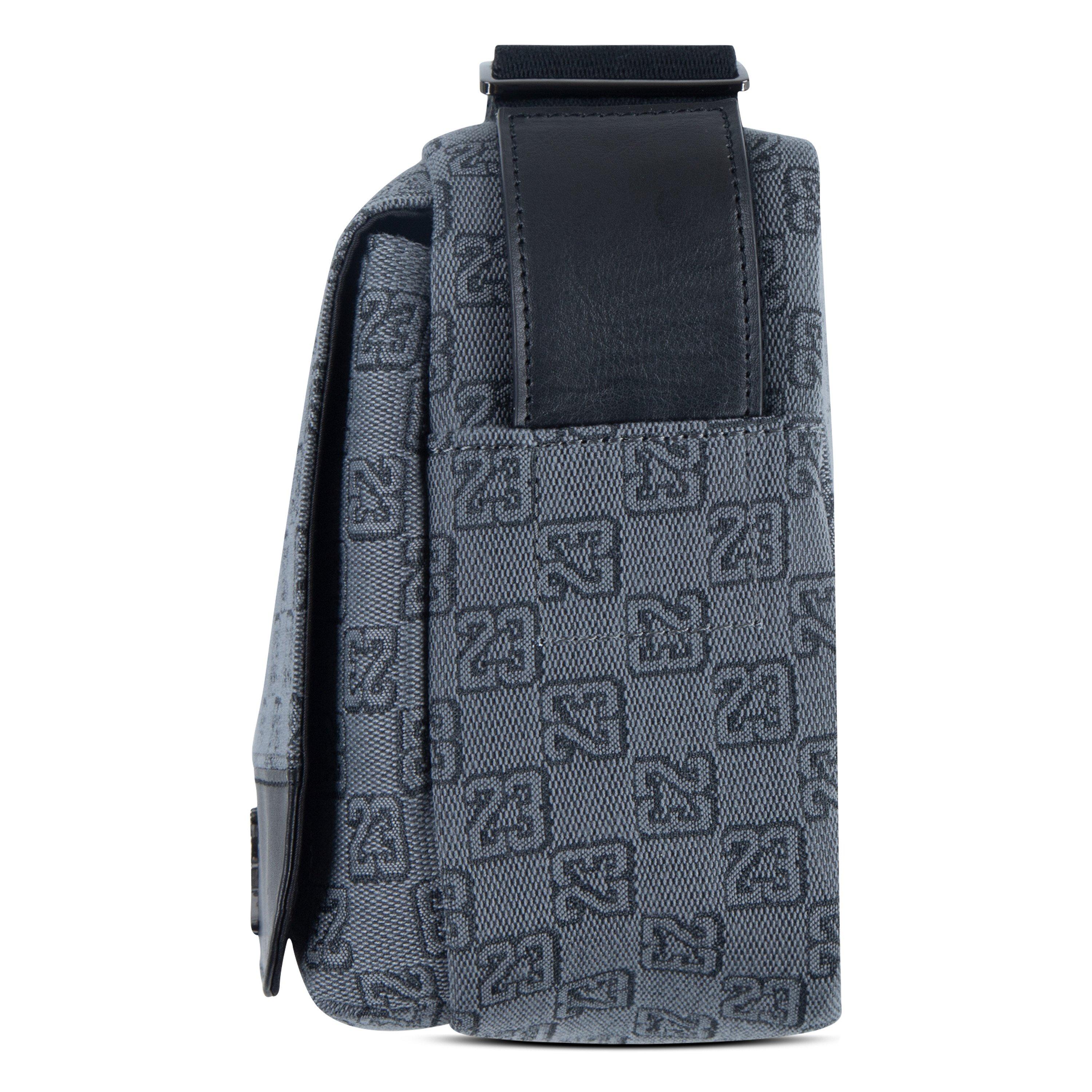 Jordan Monogram Mini Messenger Bag - Black/Grey