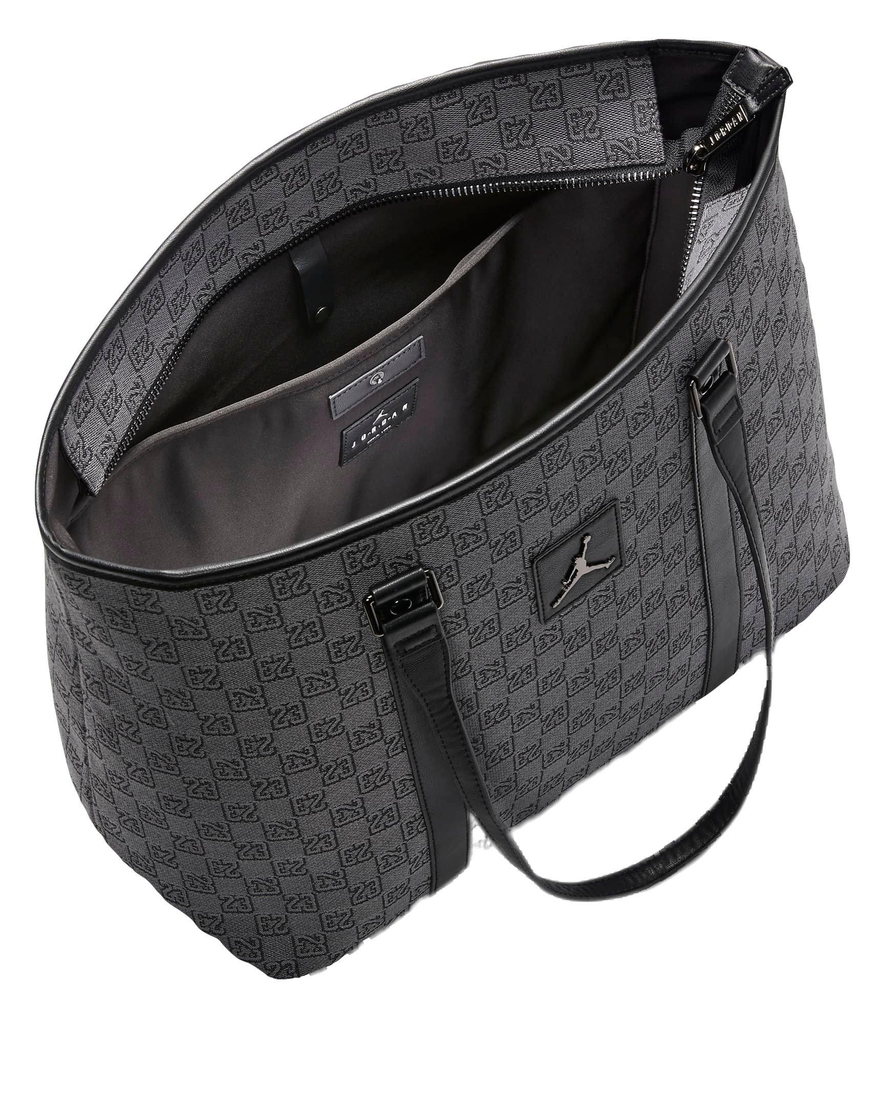 Jordan Monogram Tote-Black - BLACK Thumbnail View 4