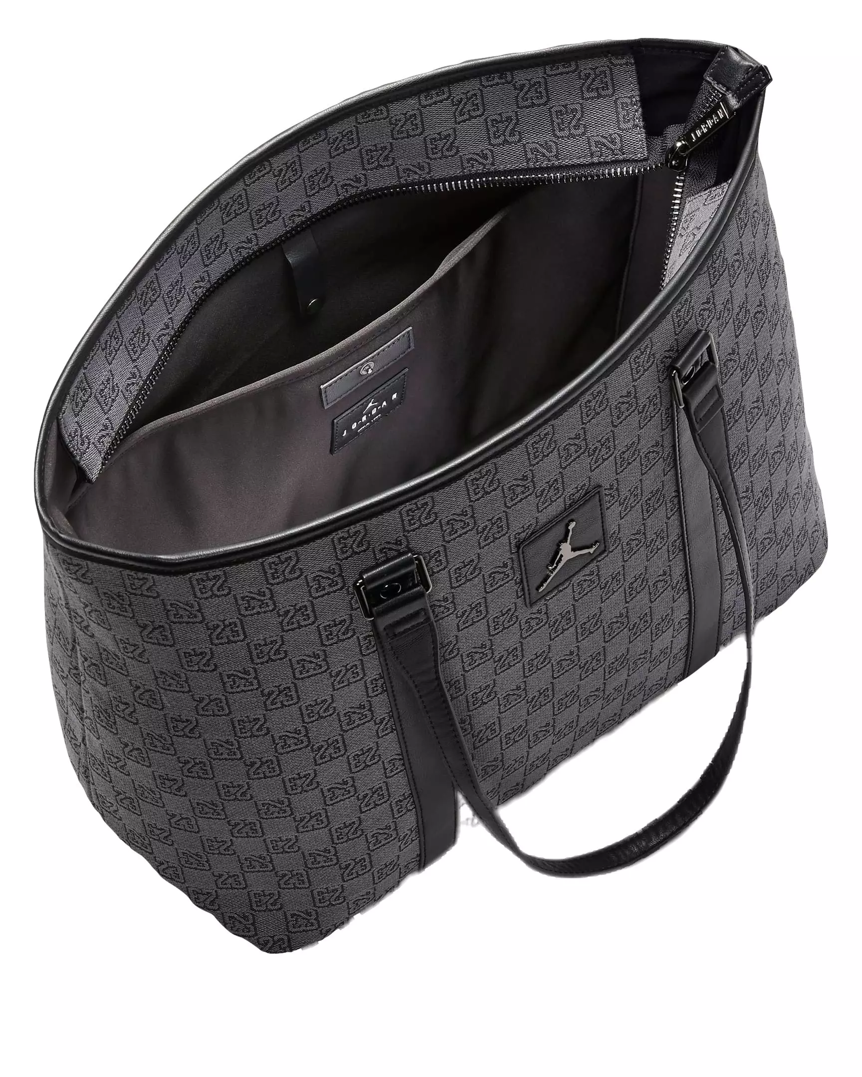 Jordan Monogram Tote-Black - BLACK