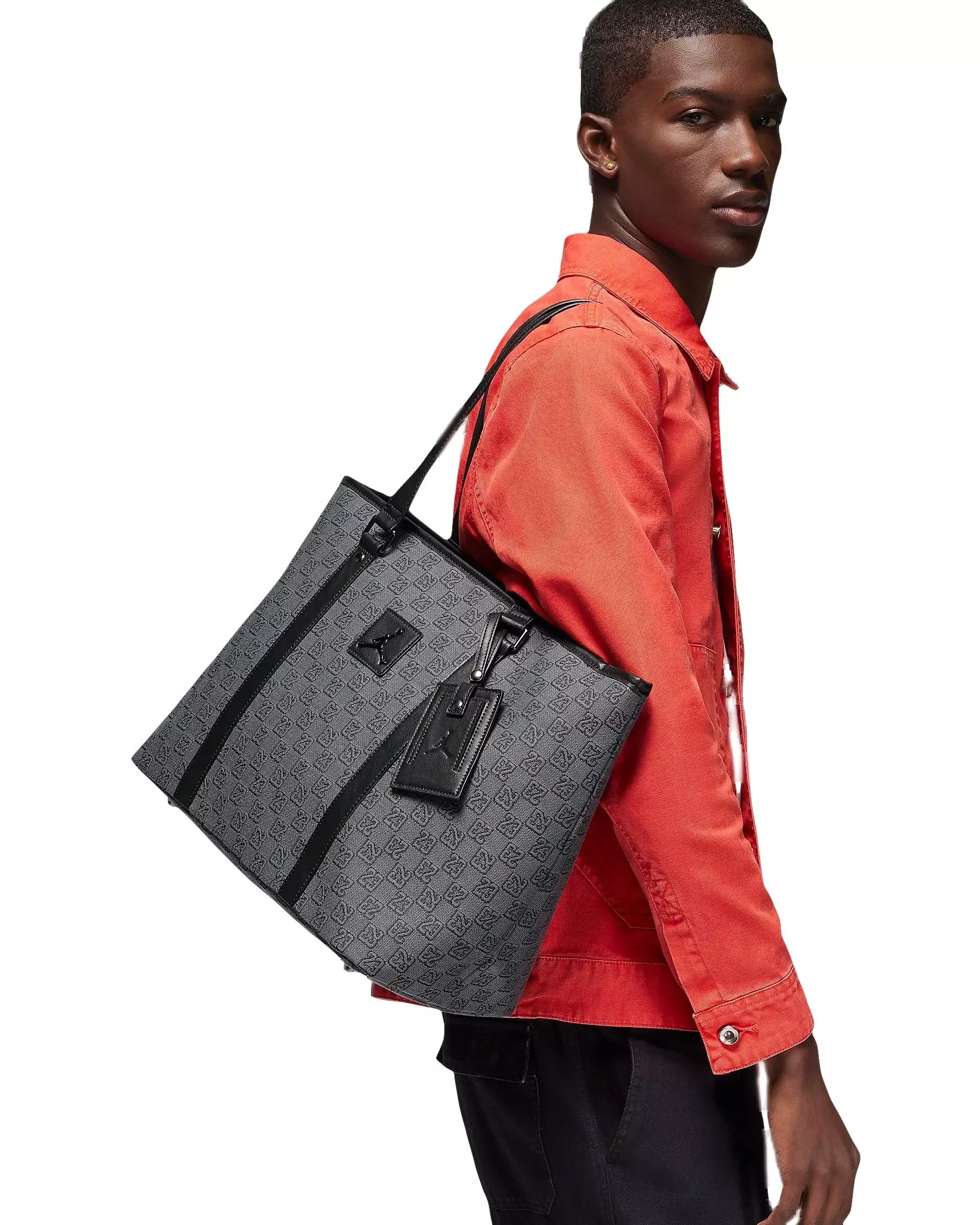 Jordan Monogram Tote-Black - BLACK