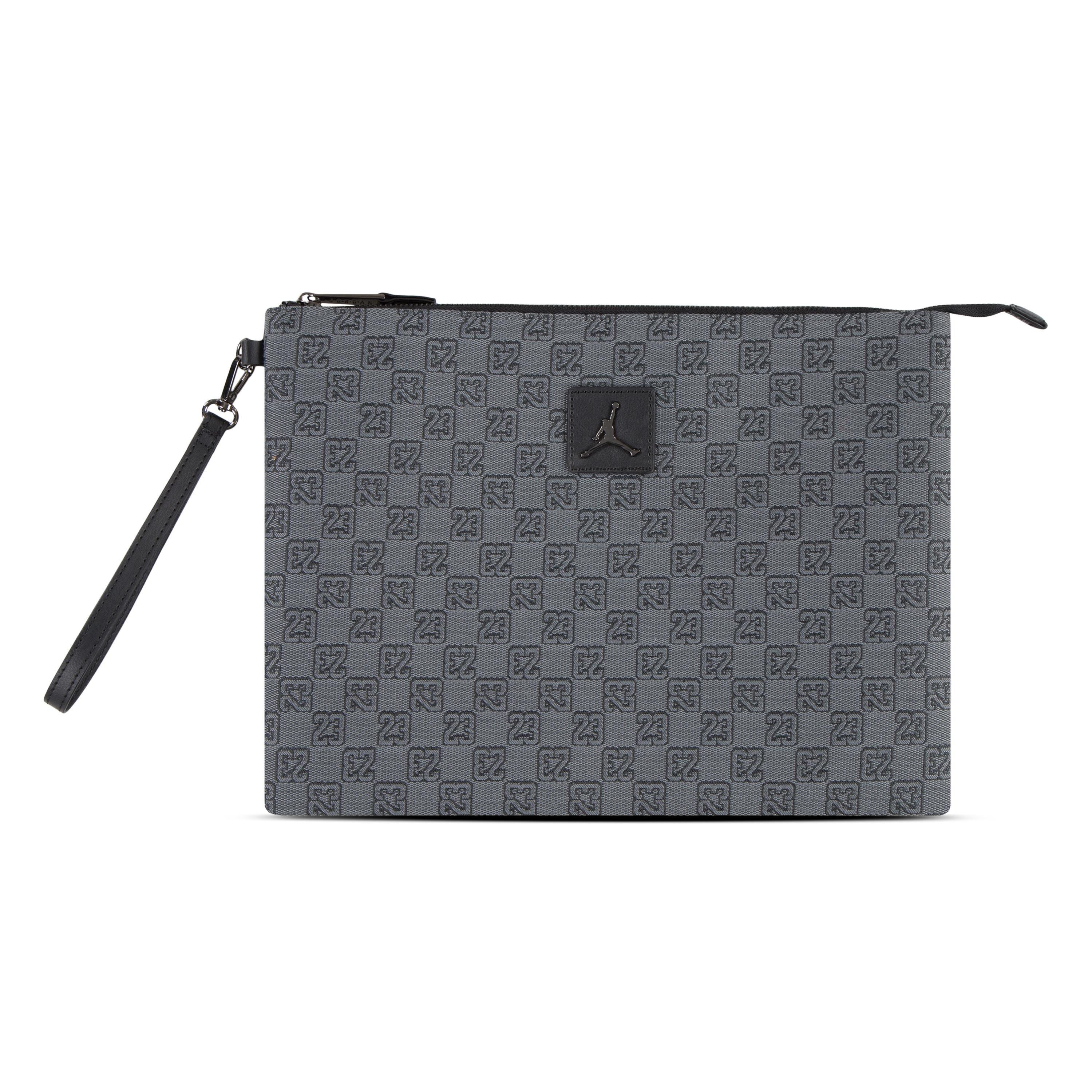 Jordan Monogram Pouch - Black/Grey - BLACK Thumbnail View 1