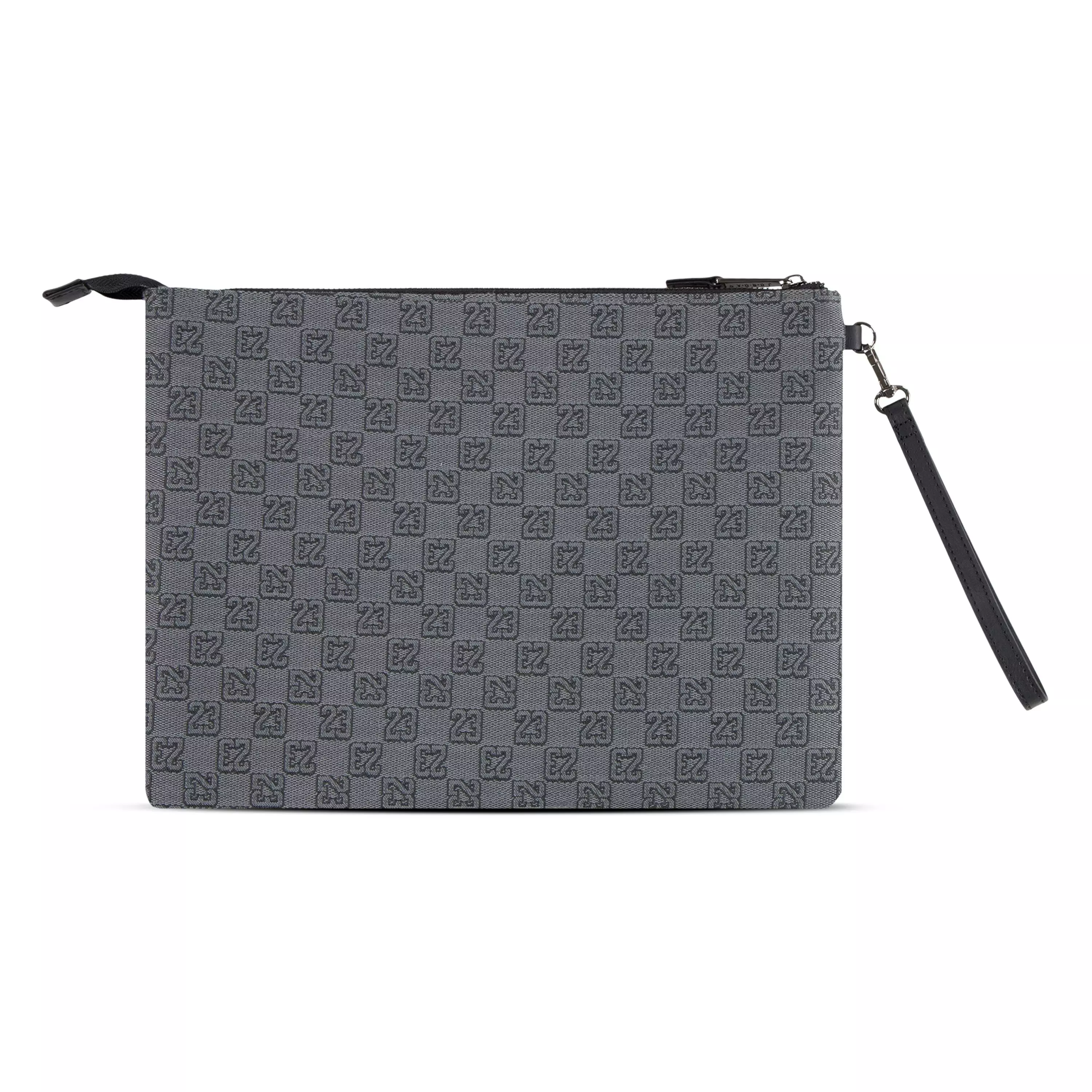 Jordan Monogram Pouch - Black/Grey - BLACK