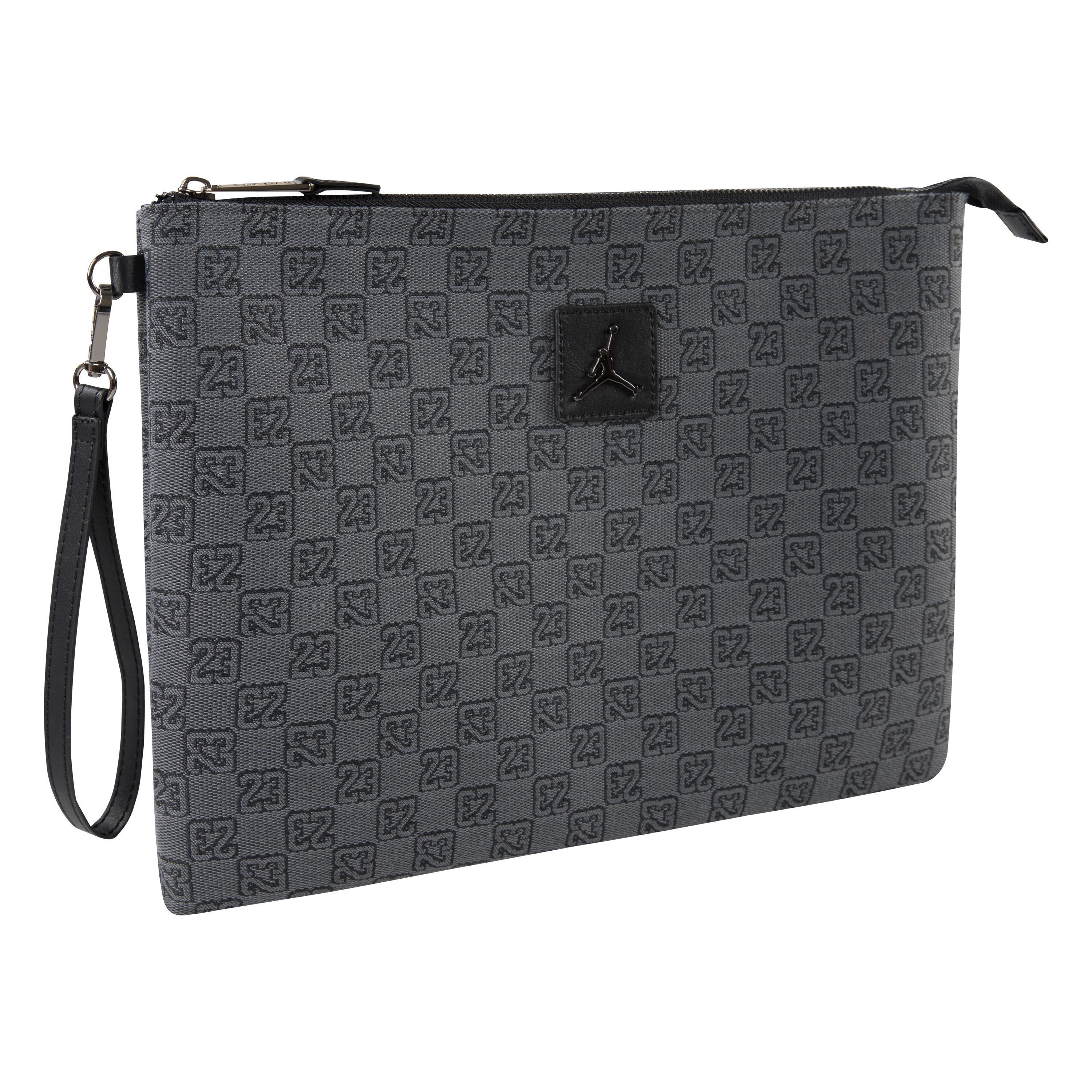 Jordan Monogram Pouch - Black/Grey - BLACK Thumbnail View 3