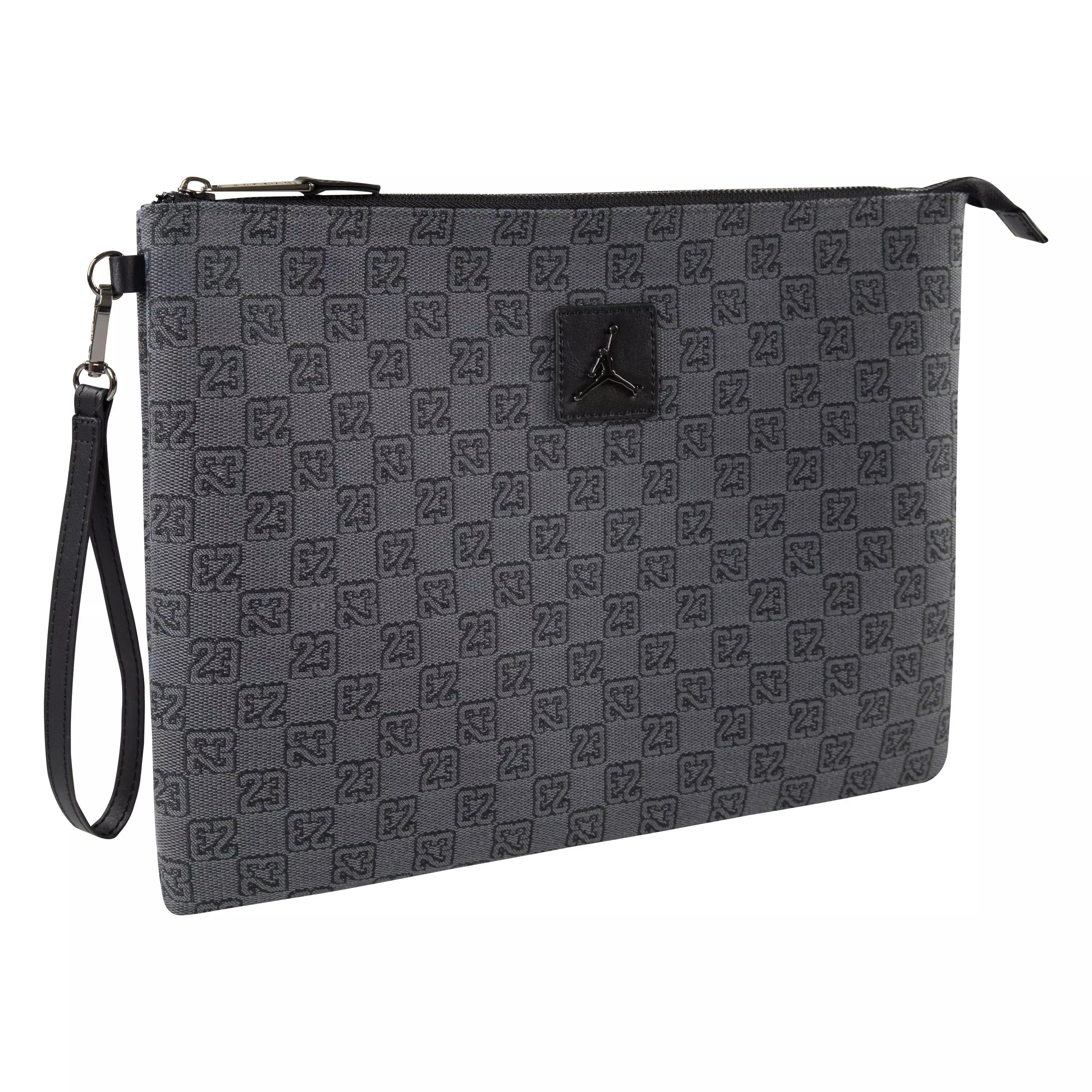 Jordan Monogram Pouch - Black/Grey - BLACK