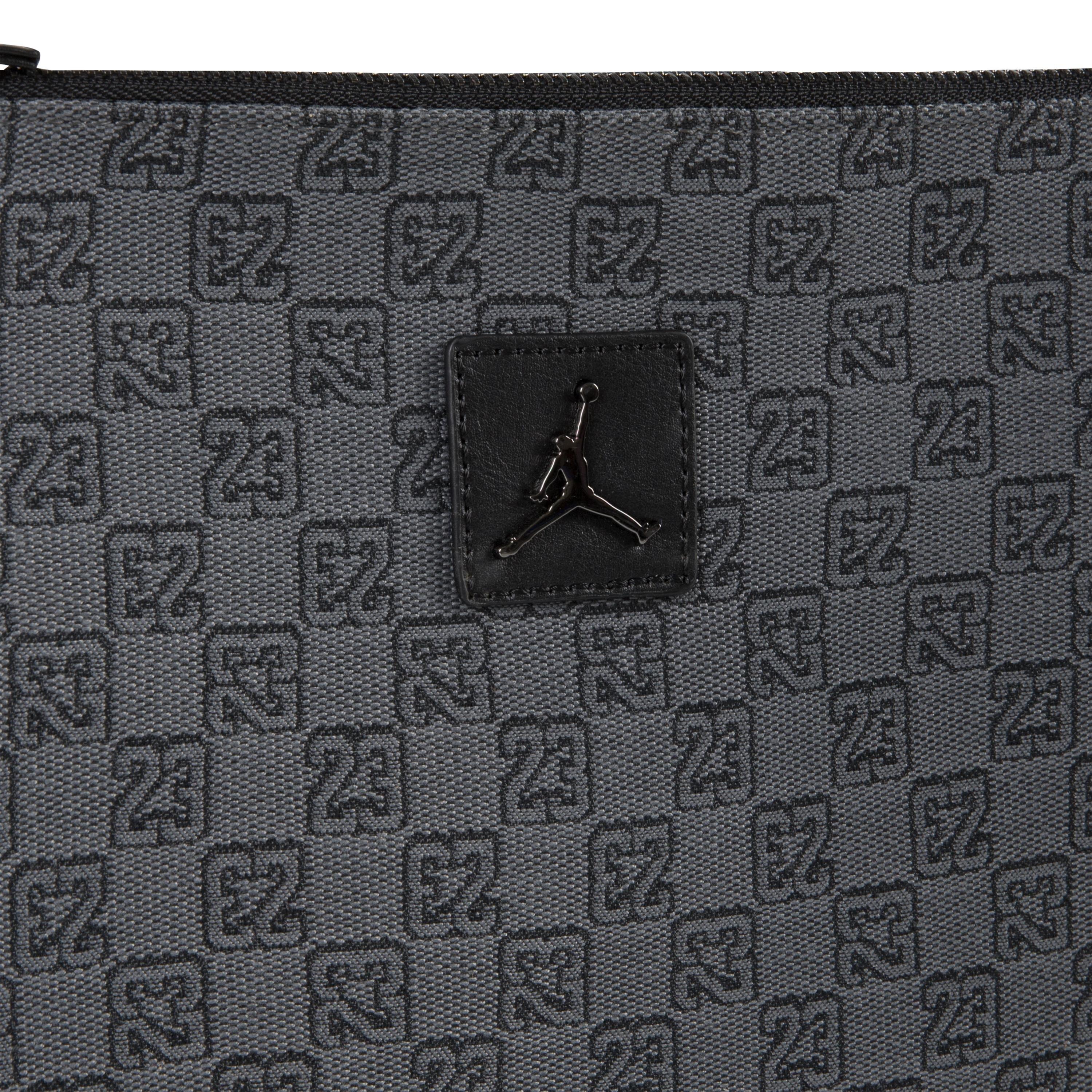 Jordan Monogram Pouch - Black/Grey - BLACK Thumbnail View 4