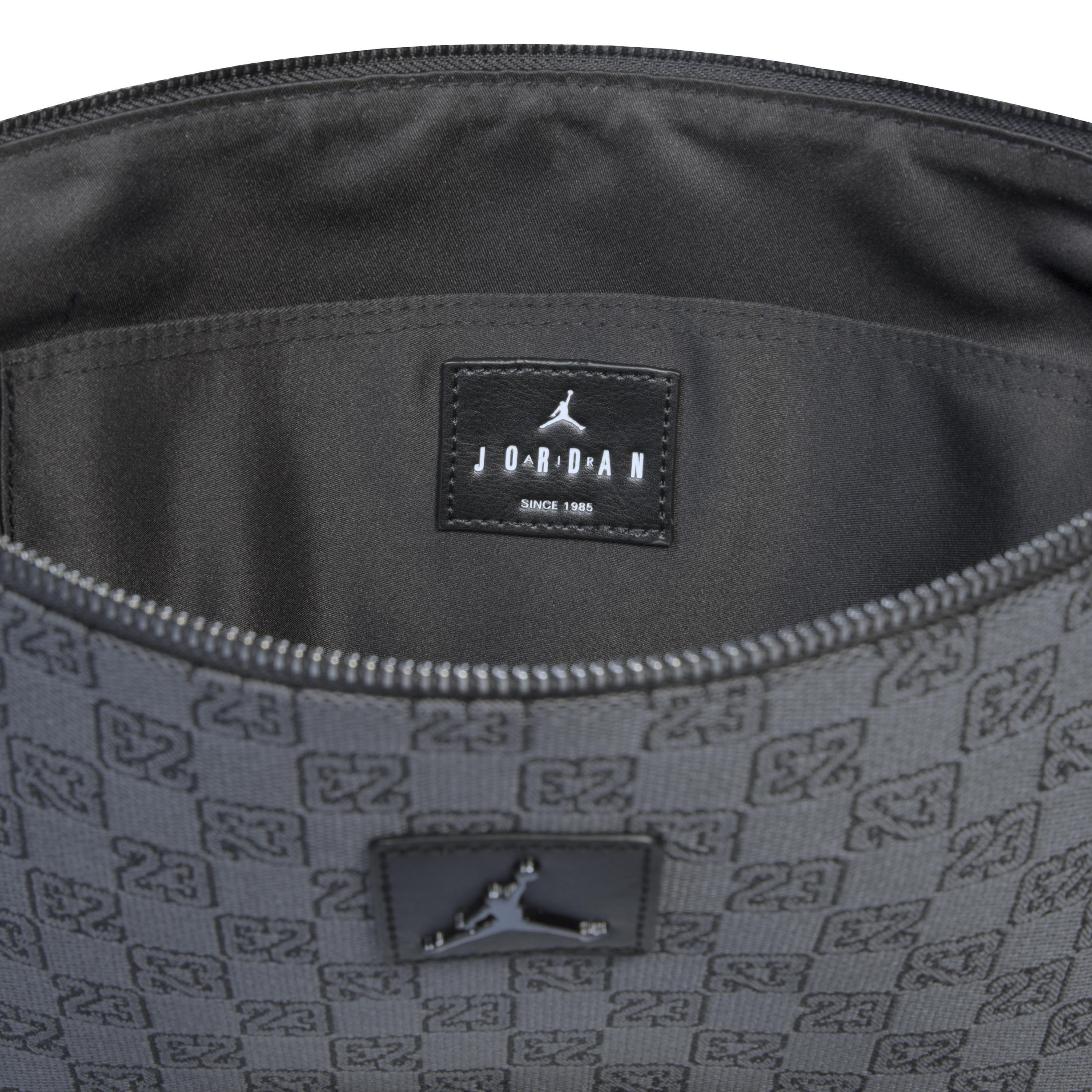 Jordan Monogram Pouch - Black/Grey - BLACK Thumbnail View 5