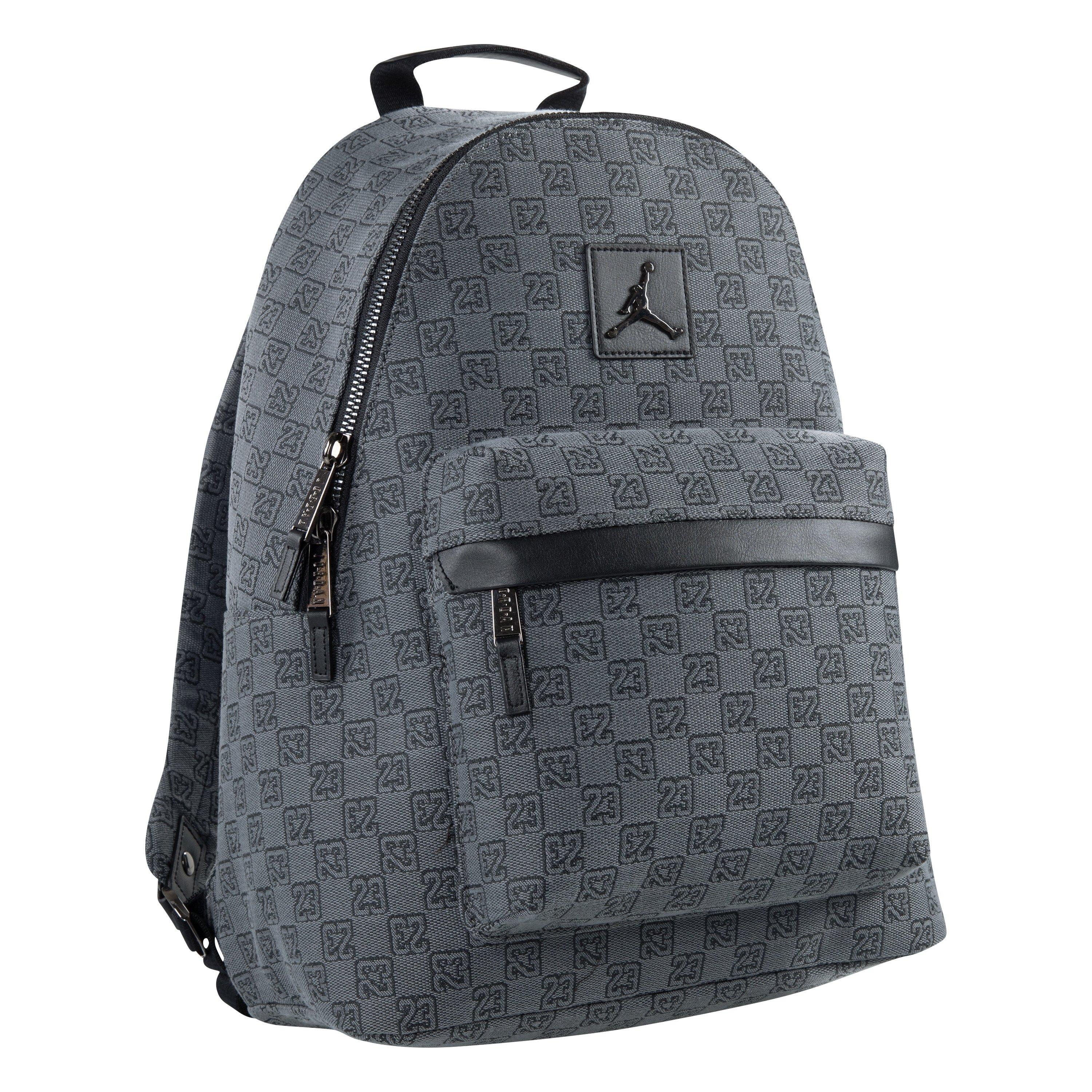 Jordan Monogram Backpack - Grey/Black - GREY/BLACK Thumbnail View 1