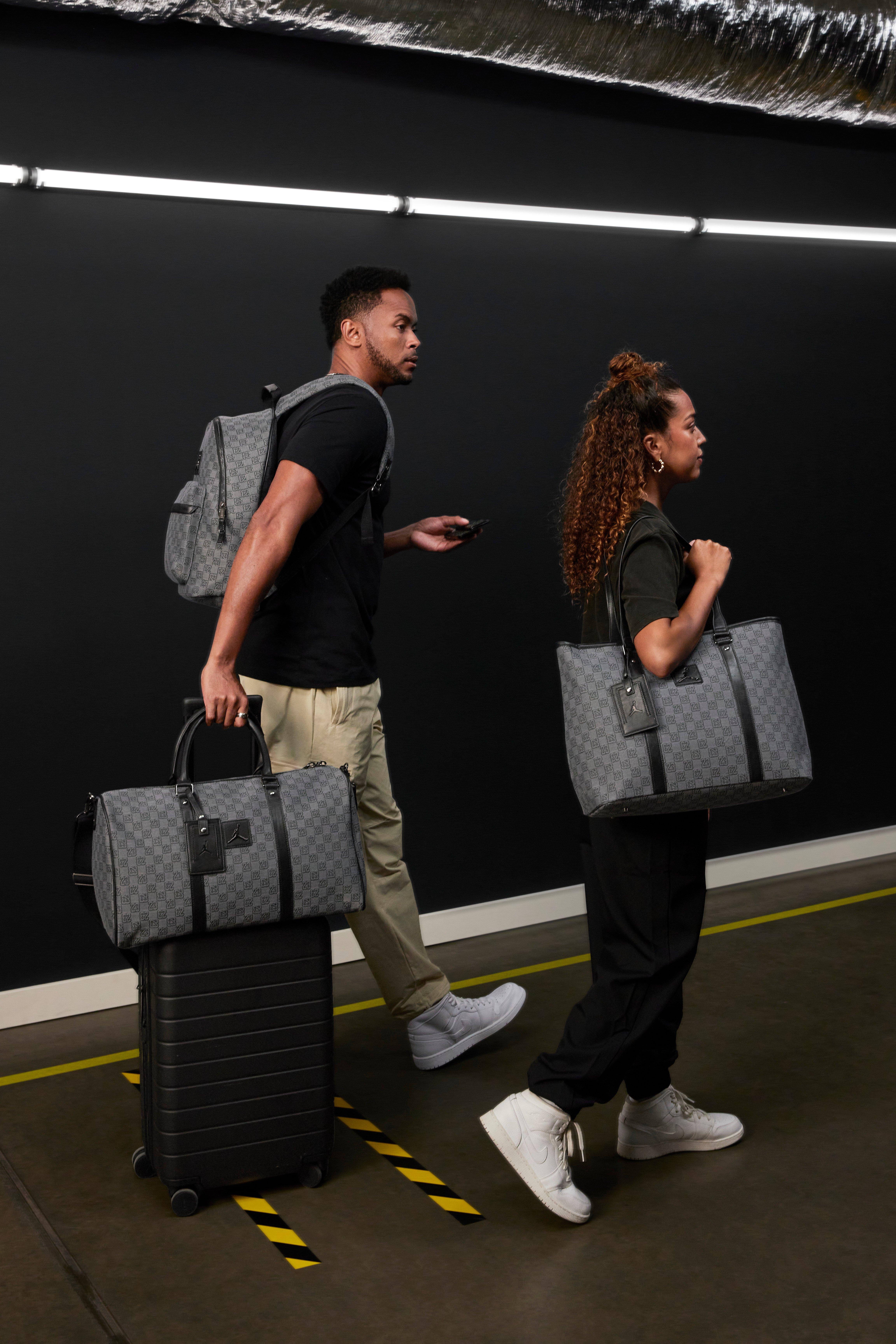 Jordan Monogram Backpack - Grey/Black - GREY/BLACK Thumbnail View 14