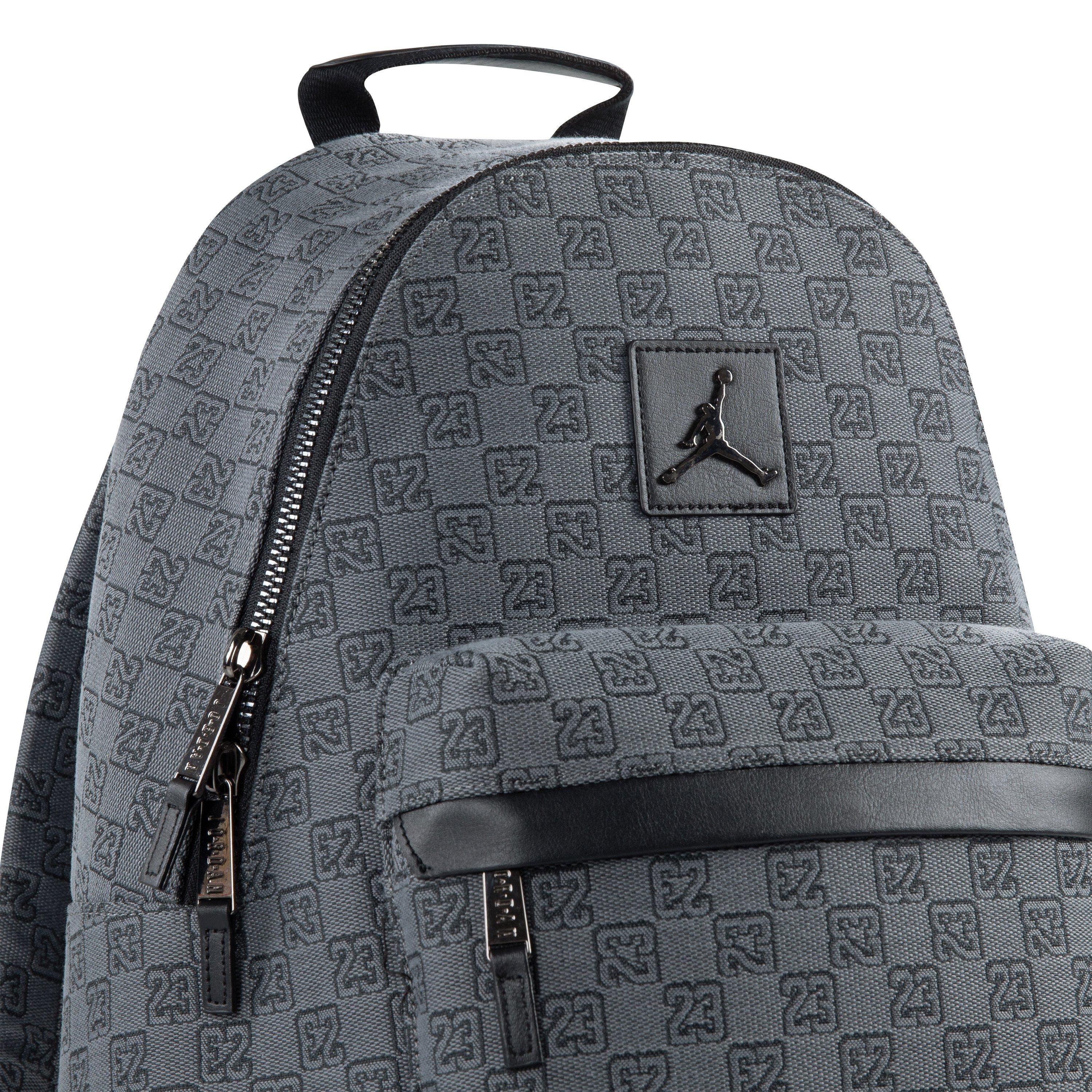 Jordan Monogram Backpack - Grey/Black - GREY/BLACK Thumbnail View 3