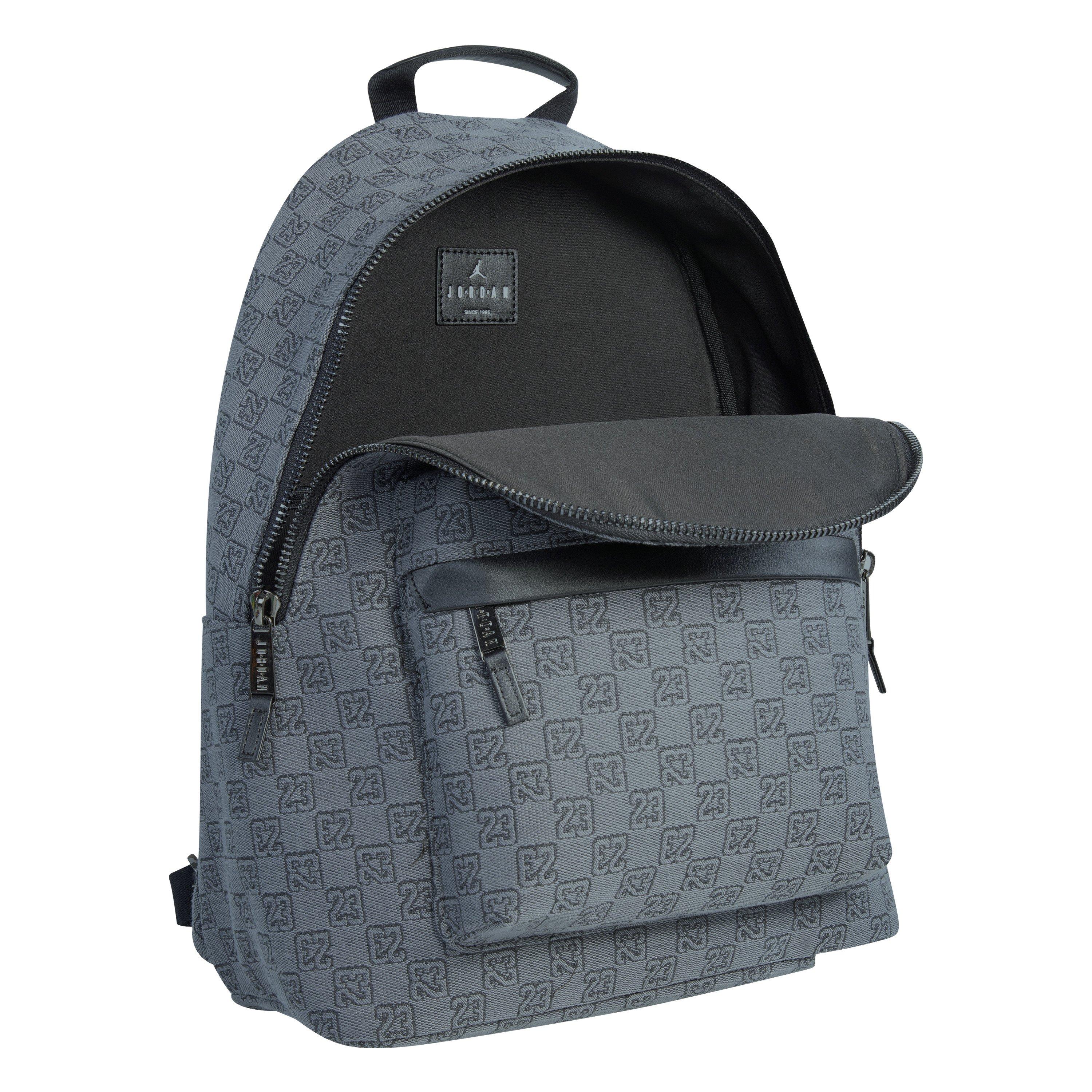 Jordan Monogram Backpack - Grey/Black - GREY/BLACK Thumbnail View 6