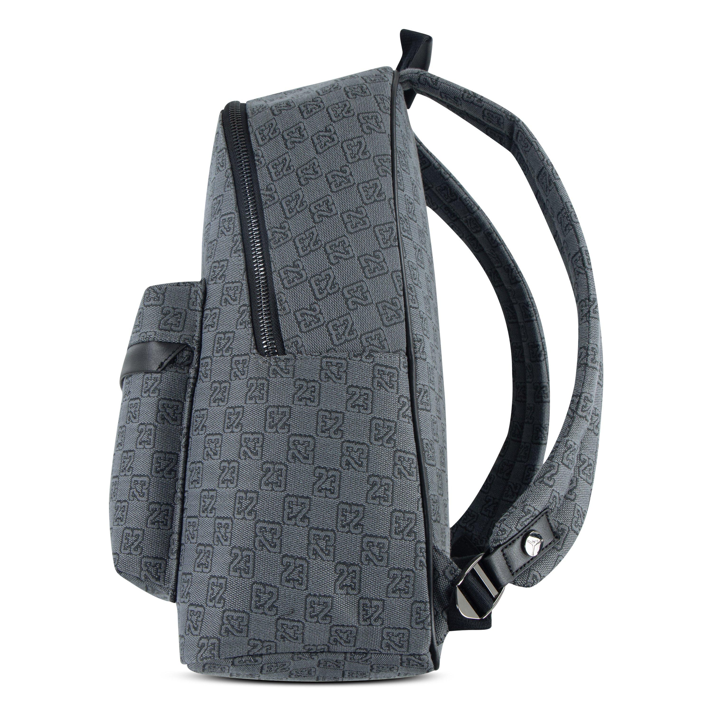 Jordan Monogram Backpack - Grey/Black - GREY/BLACK Thumbnail View 8