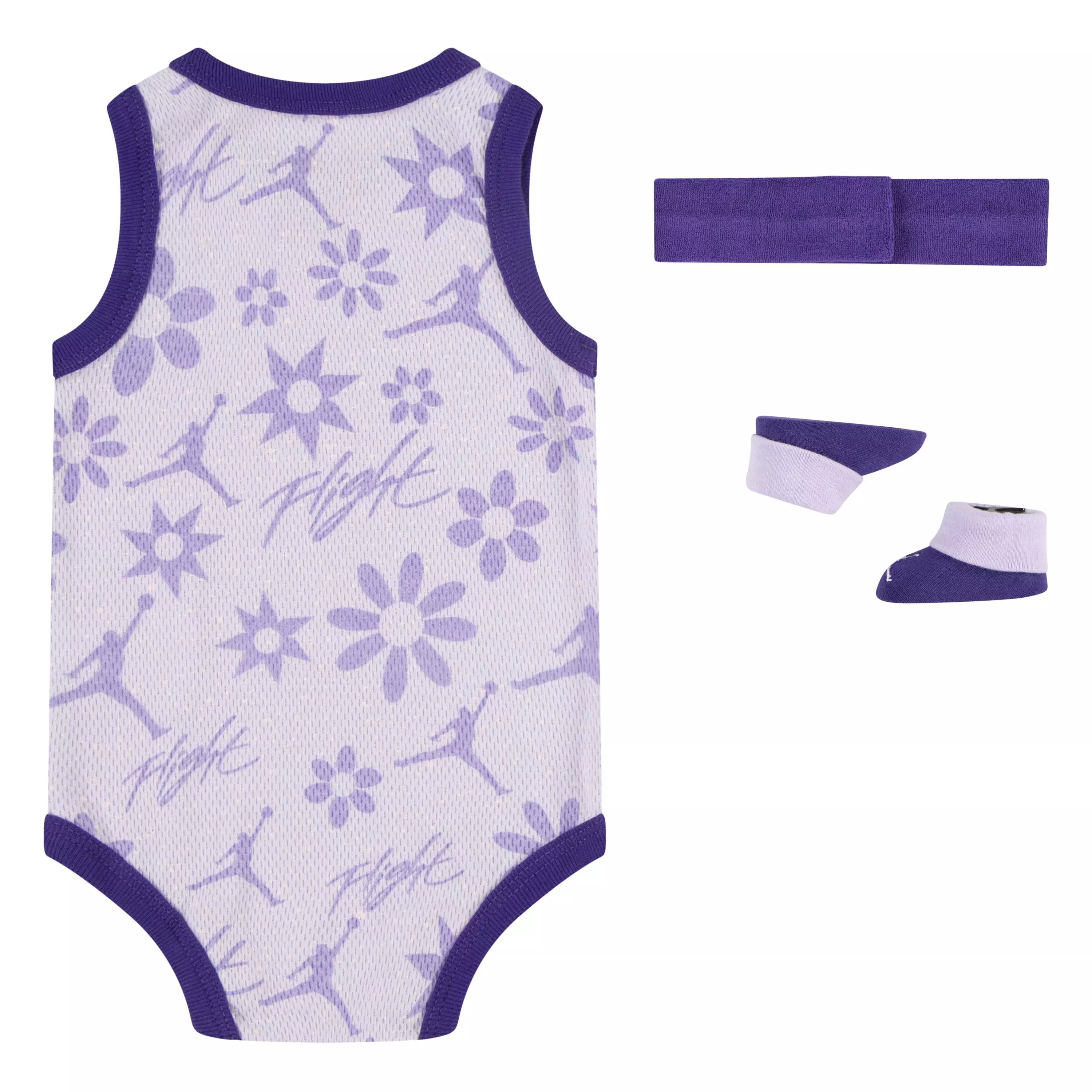 Jordan Infant Kids 23 Printed 3-Piece Jersey Set - Purple - PURPLE
