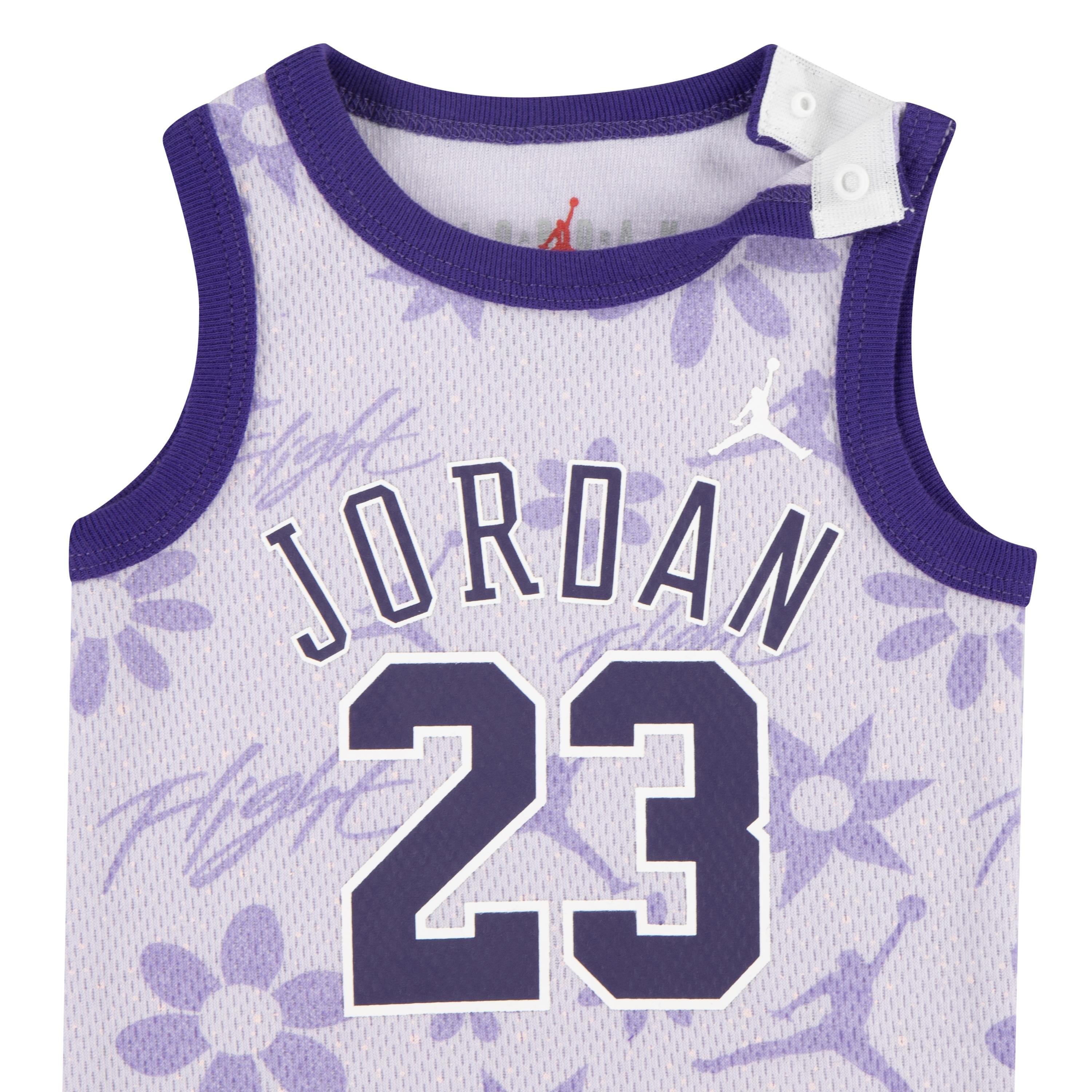 Jordan Infant Kids 23 Printed 3-Piece Jersey Set - Purple - PURPLE Thumbnail View 3