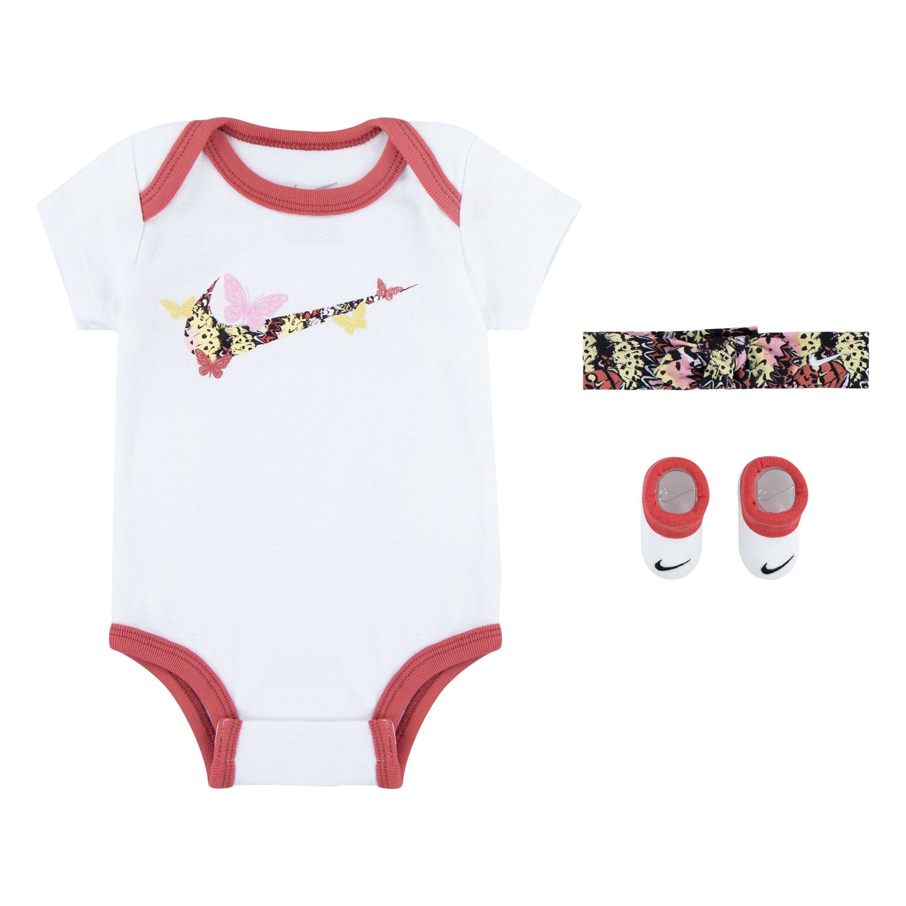 Nike Infant Girls' 3-Piece Box Set - White - WHITE Thumbnail View 1